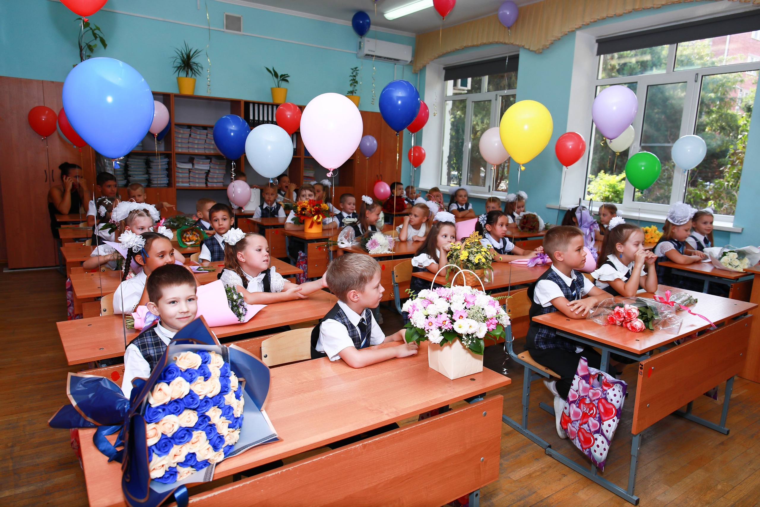 1 сентября (Школа 31). Детский семейный фотограф Краснодар