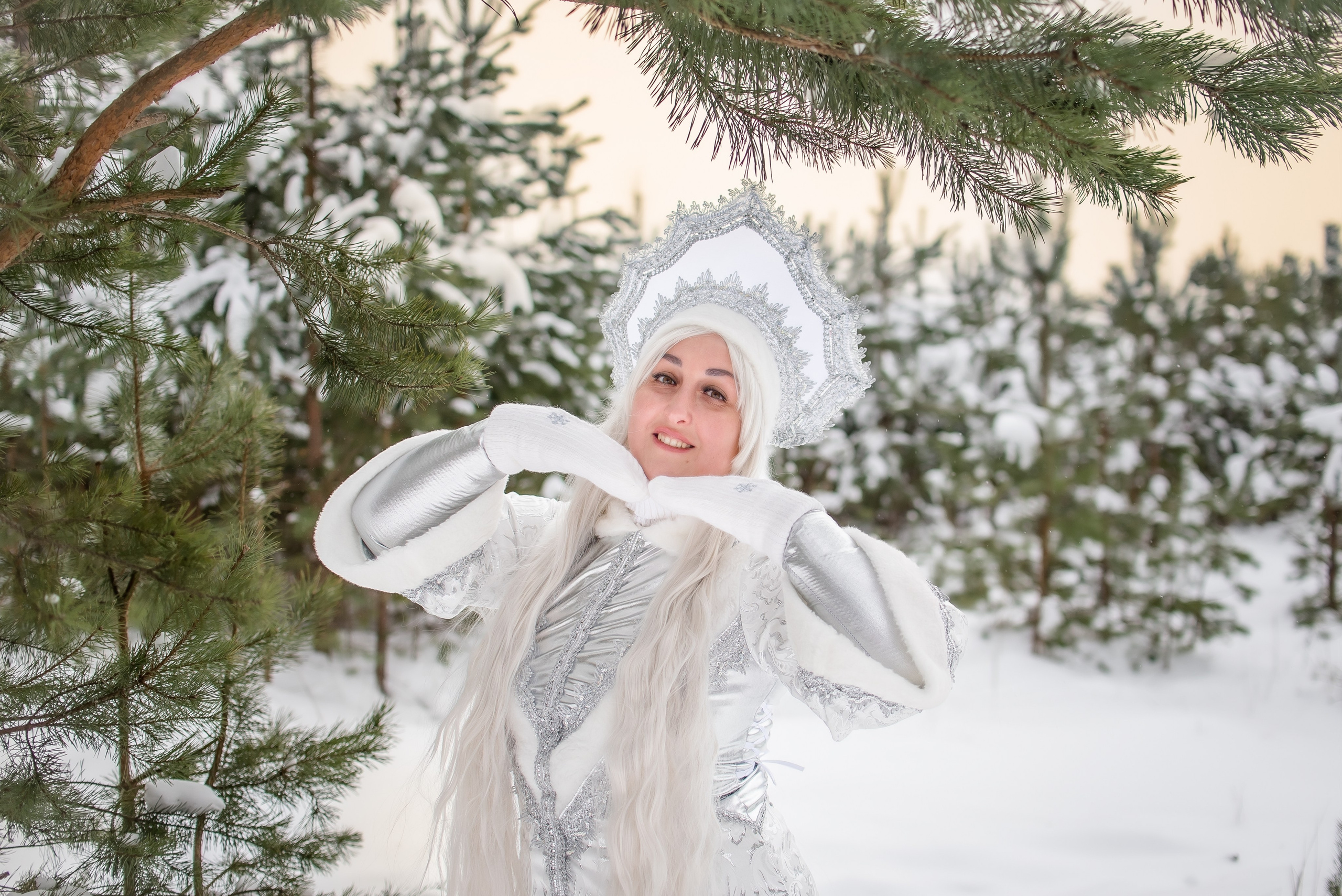 Дед Мороз и Снегурочка на фотосессии. Фотограф Макс Огурцов в Нижнем Новгороде