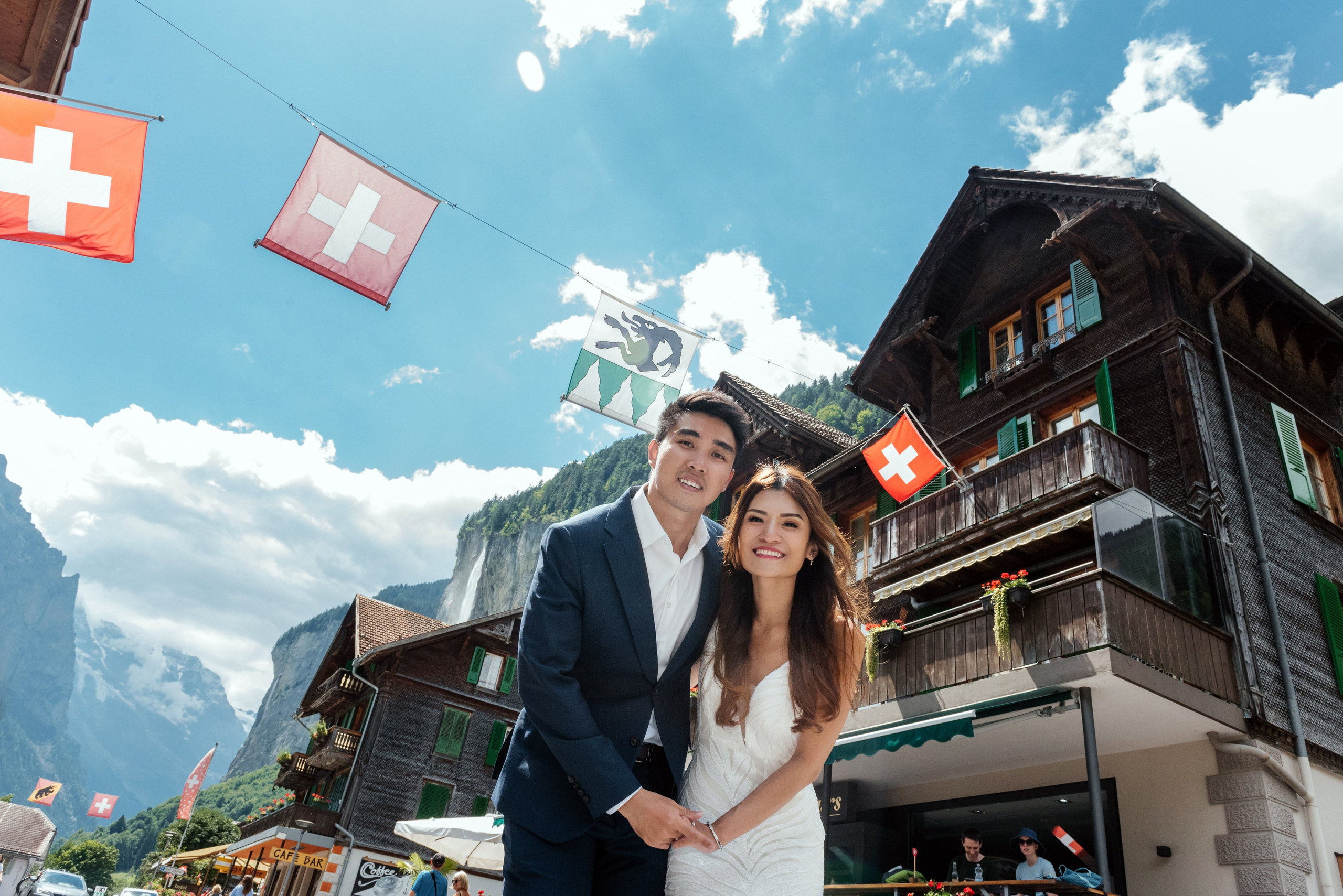 Sherlyn & Jason (Lauterbrunnen, Switzerland). Photographer in Switzerland and Europe Anna Alekseenko