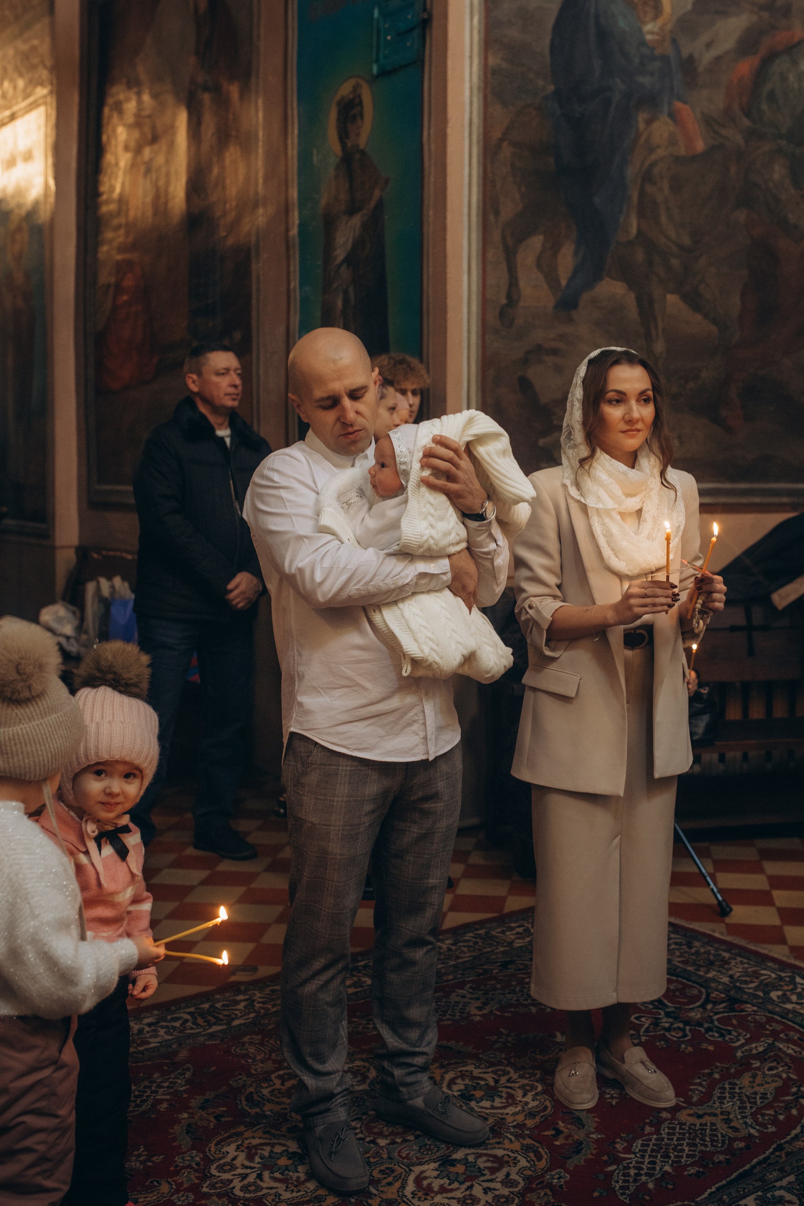 Крещение Михаил. Семейный и домашний фотограф в Москве и МО Королева Валерия