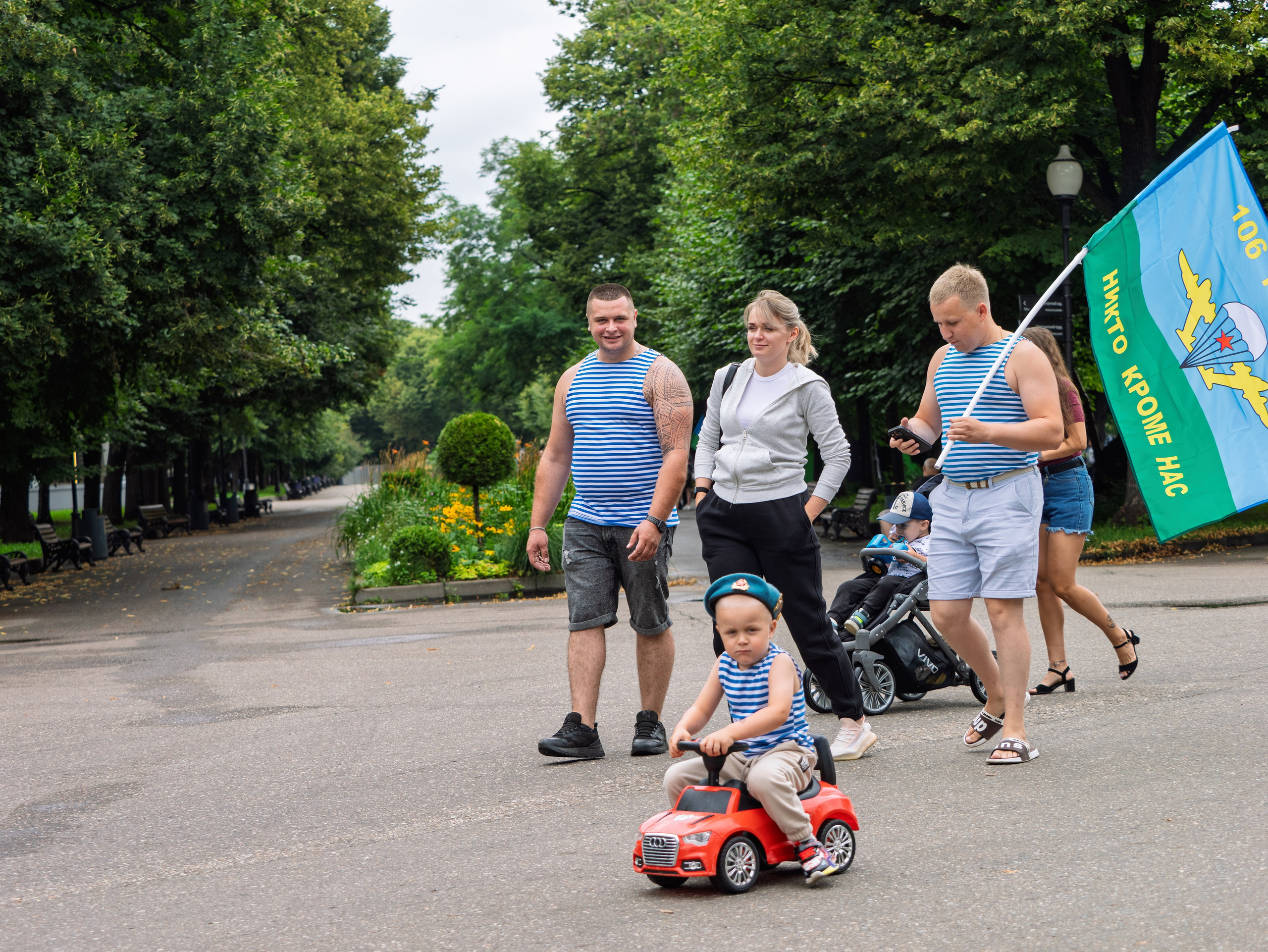 Празднование 95-летия ВДВ в парке горького 2 августа 2025 гола. Фотограф Никифоров-Гордеев Сергей. Москва и МО