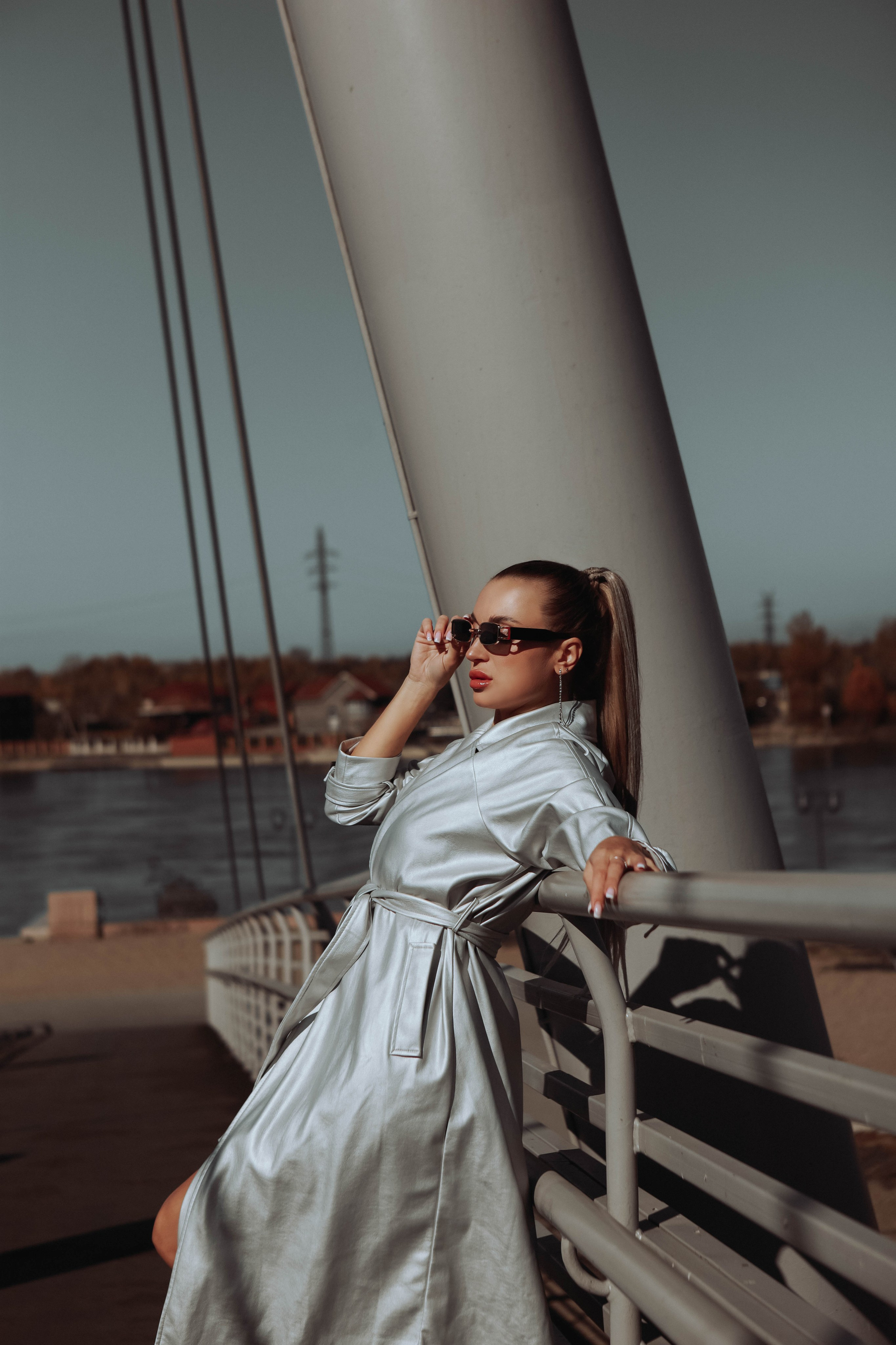 Кристина на мосту. Фотограф в Иркутске