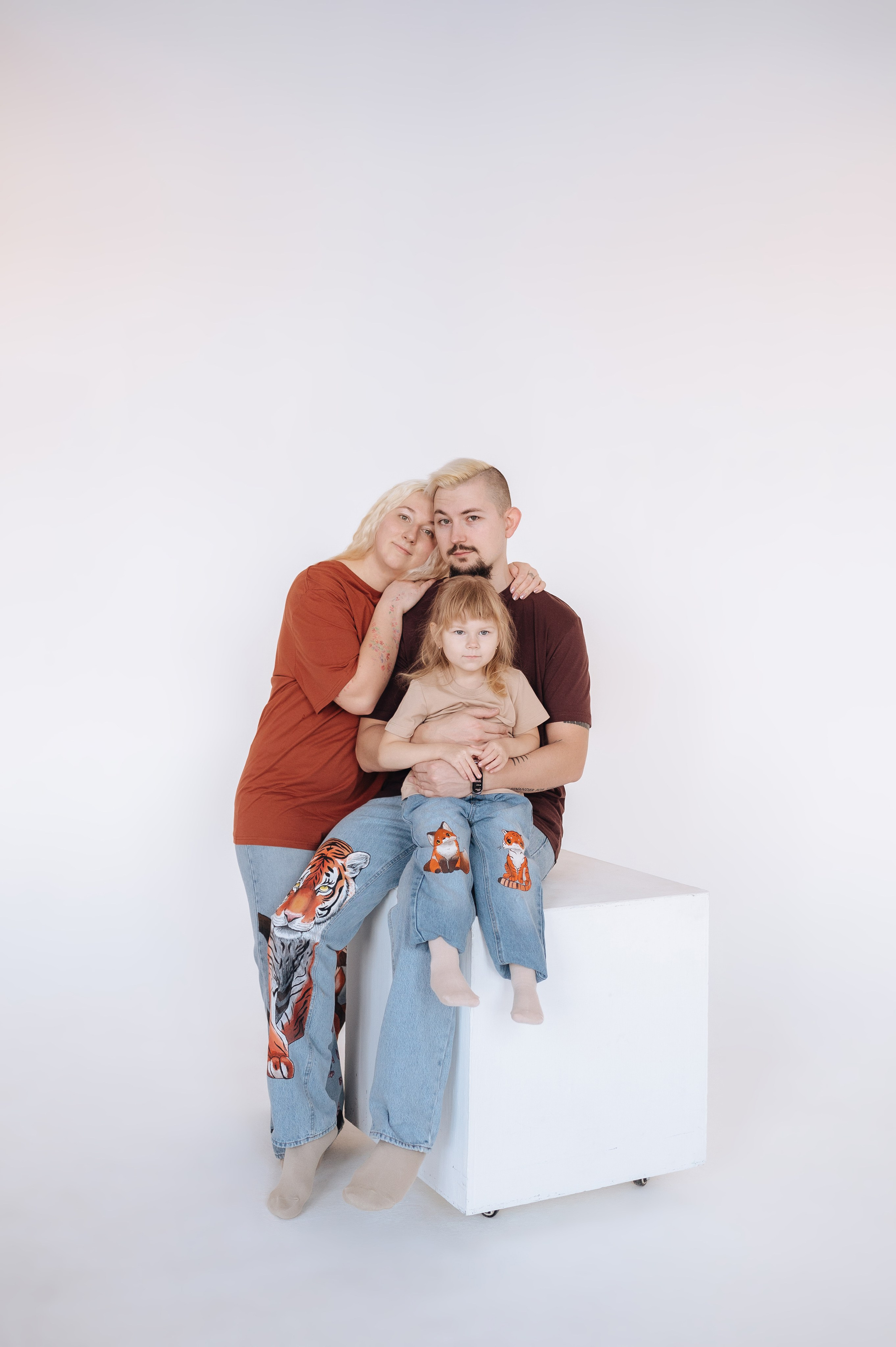 Семейная фотосессия Саши, Вики и Алисы. Фотограф в Москве и Московской области Таня Яблочкина