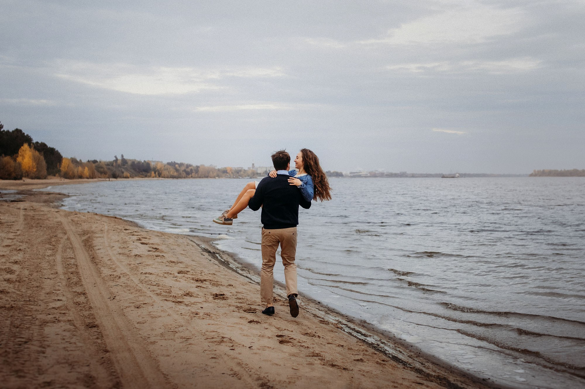 Наталья, Илья и фоксы. Фотограф Наталья Потапова