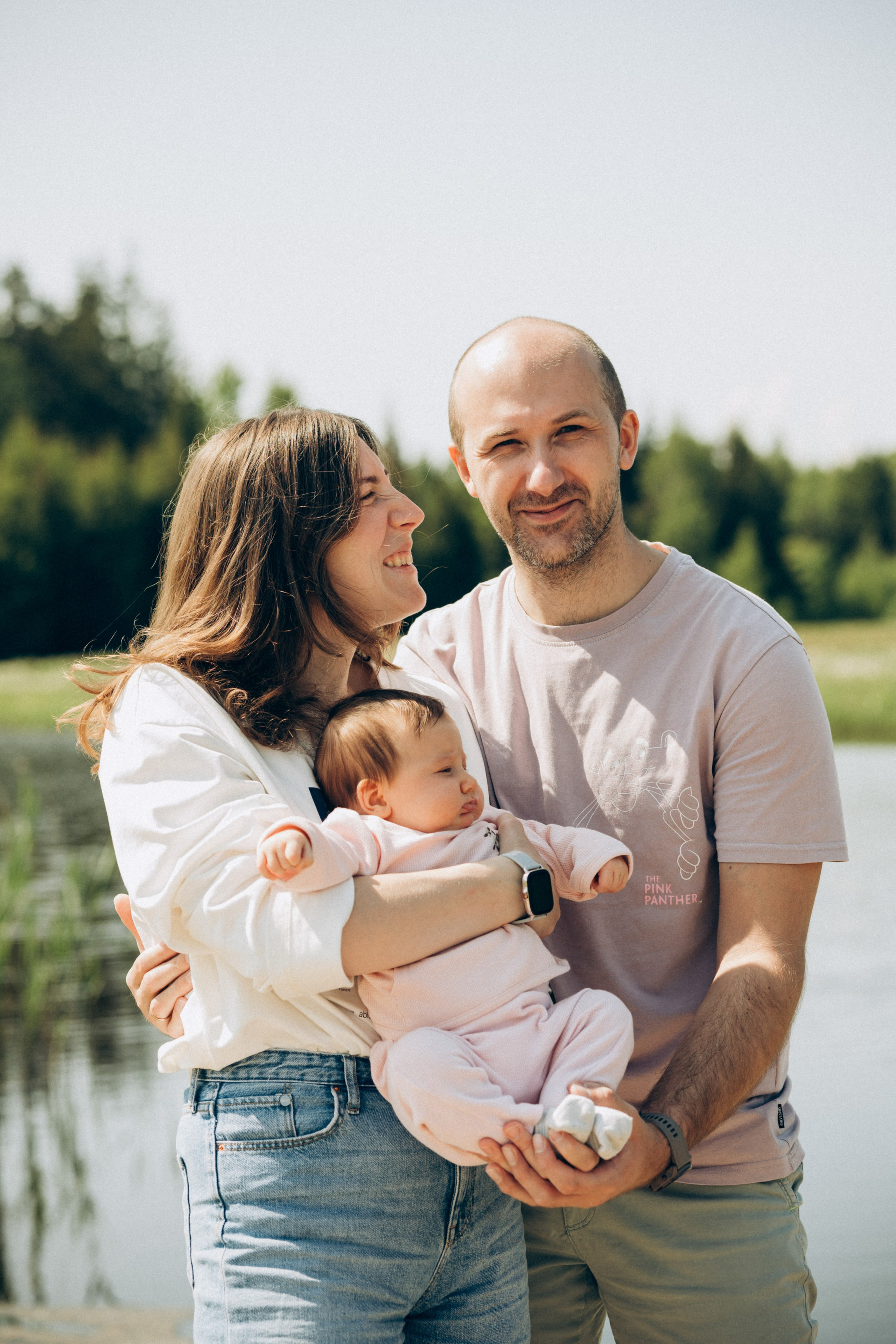 Женя, Аня и Машуня в Лугах