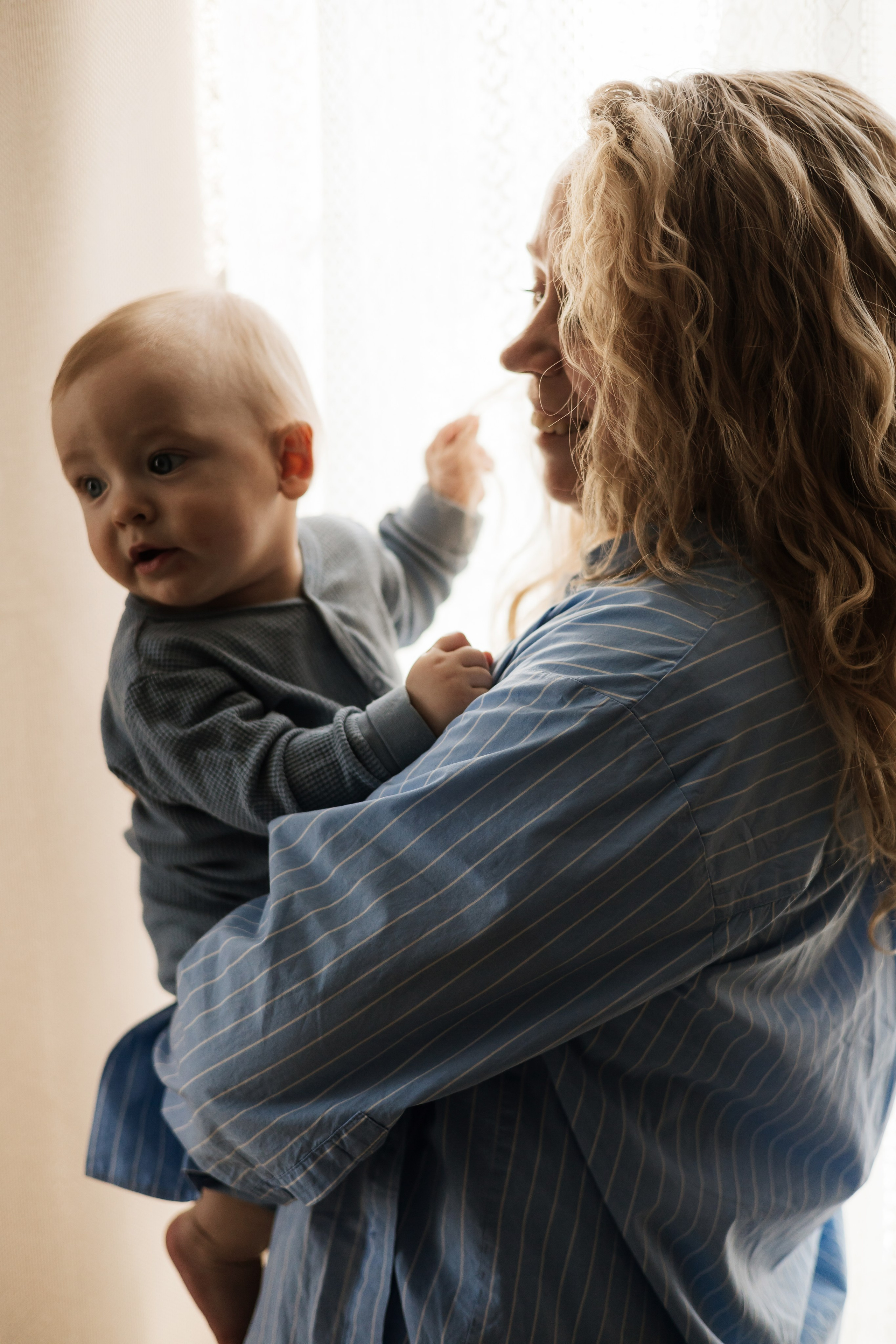 Тимоша с мамой и бабушкой. Фотограф в Кемерово Миллер Анна