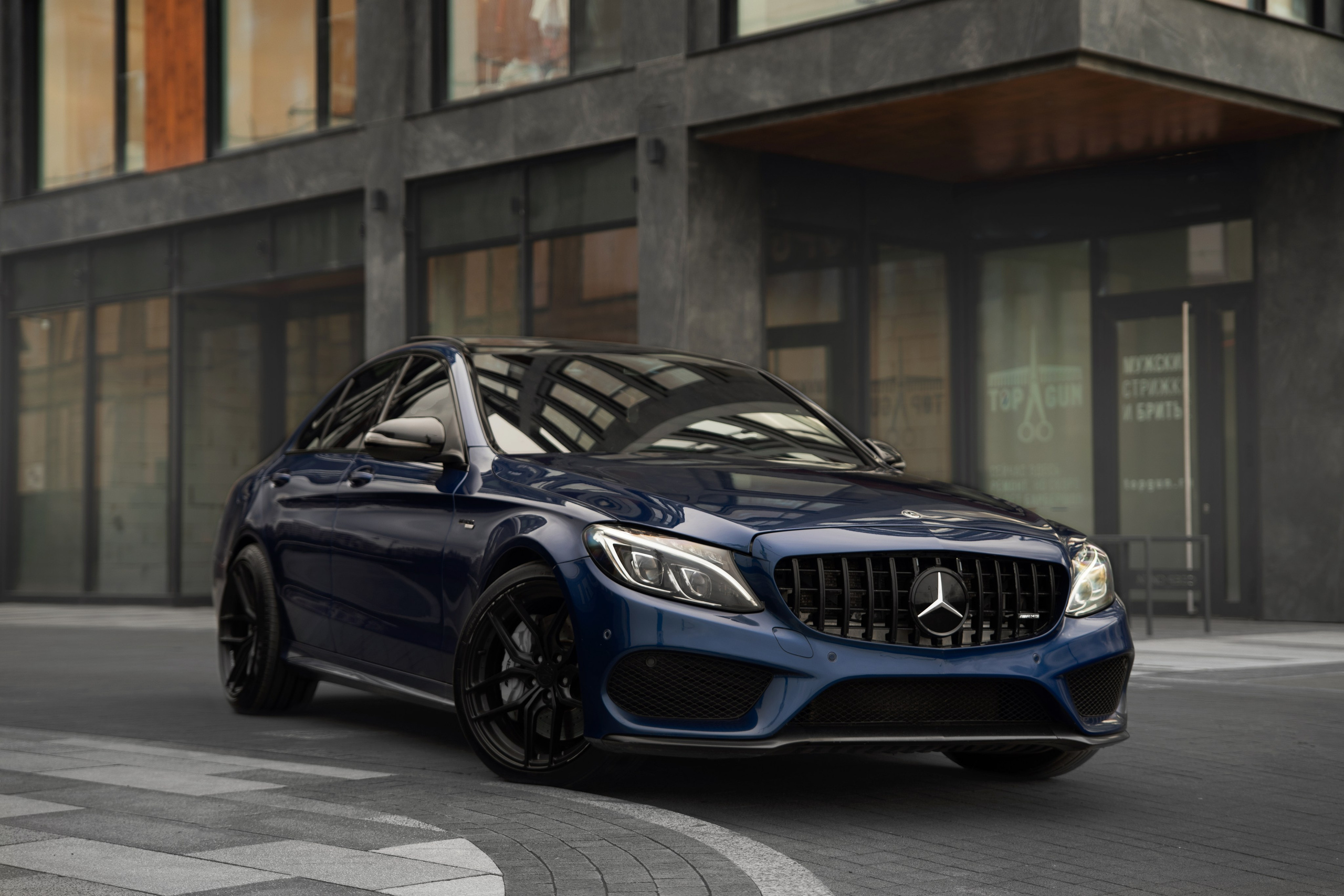 Mercedes Benz C43. Автомобильный фотограф Светлана Усова