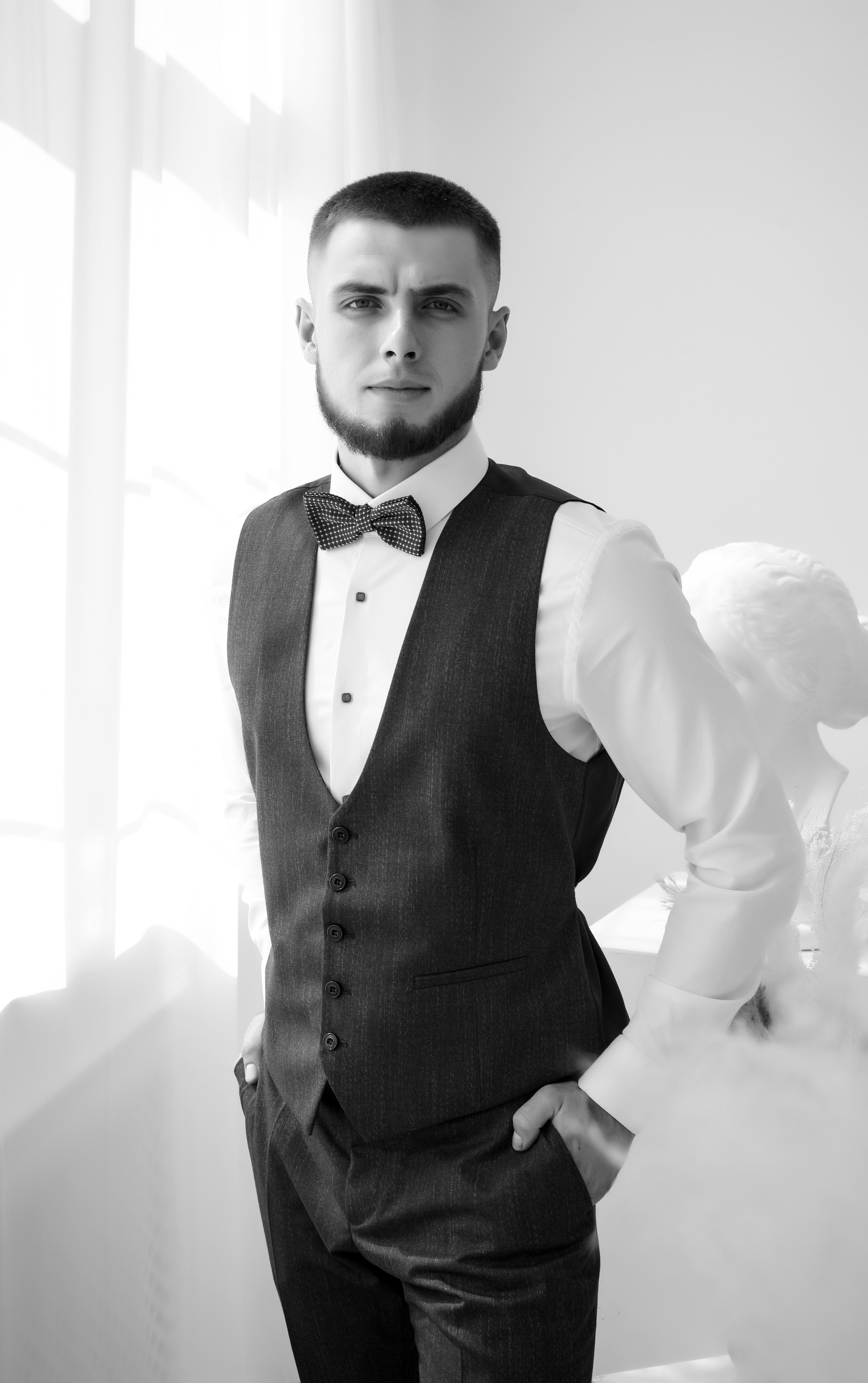 Небольшая чб серия со свадьбы Алесея и Полины. Свадебный, семейный, детский, контент фотограф в Омске Максим Ильин