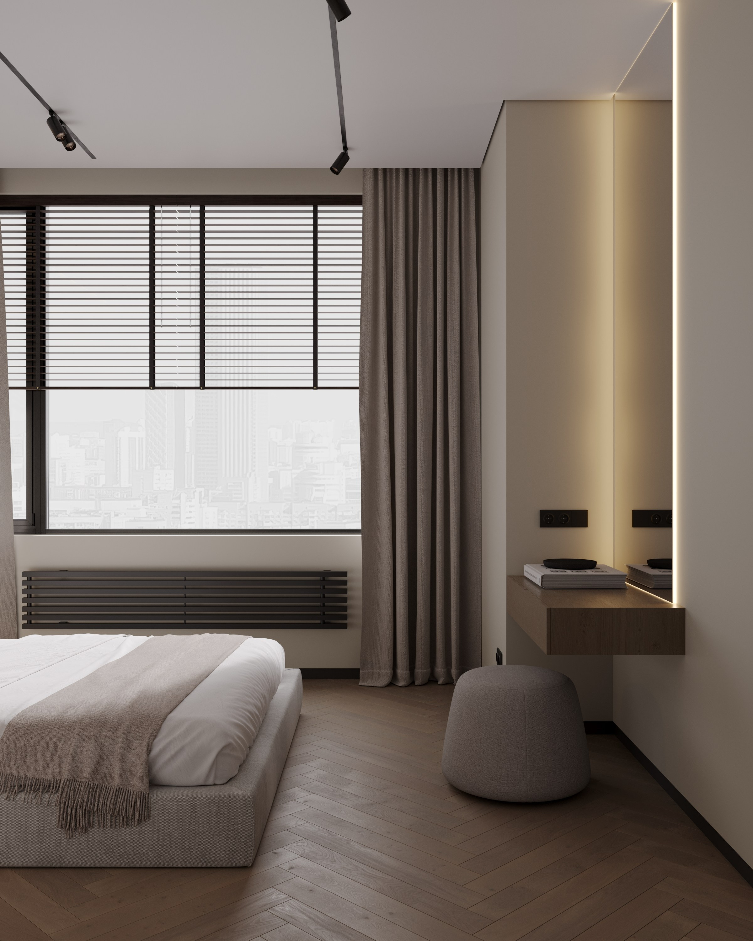 Интерьер квартиры в ЖК Небо. г. Москва. Главная