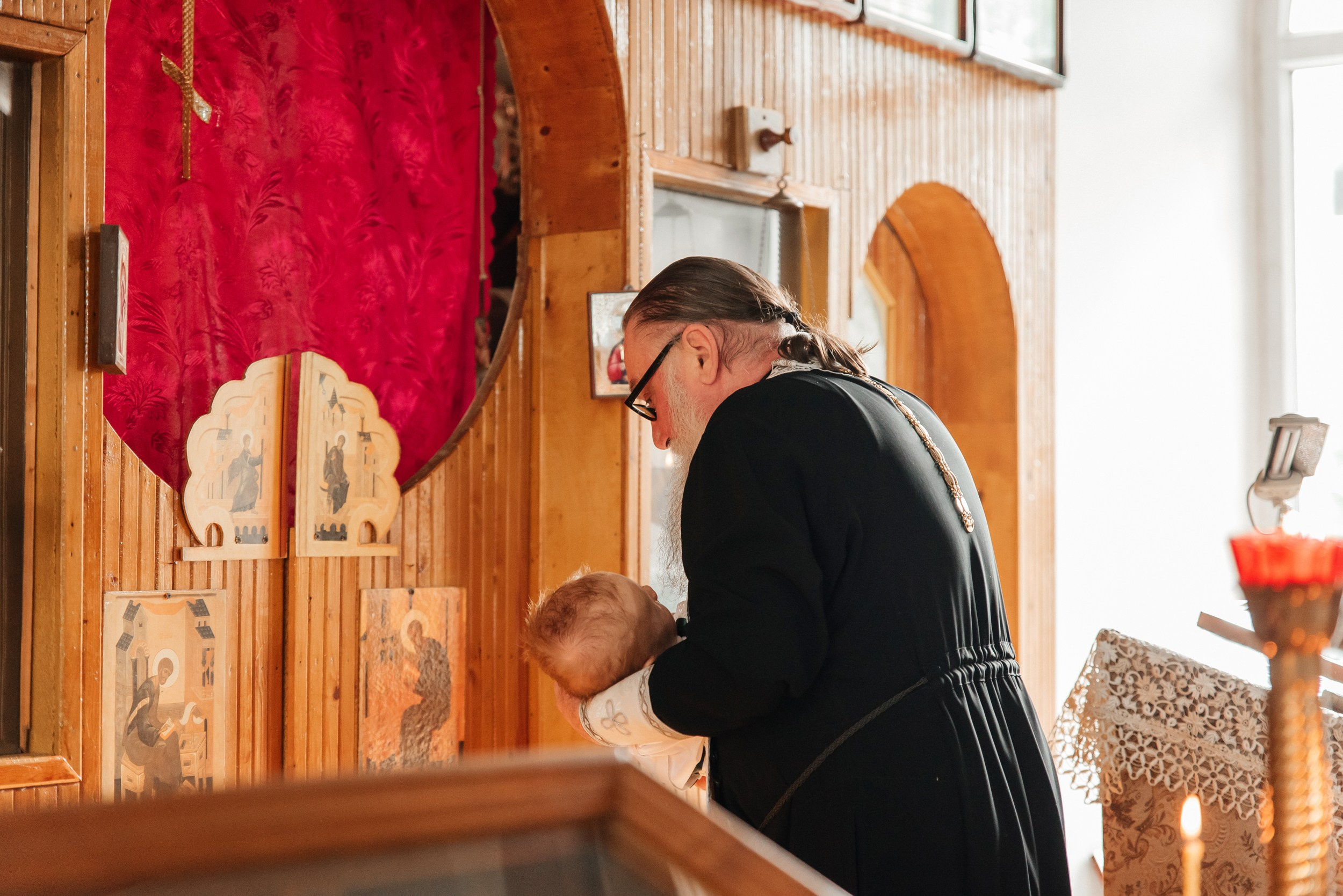 Крещение Георгия. Свадебный и семейный фотограф в Туле Анастасия Чаликова