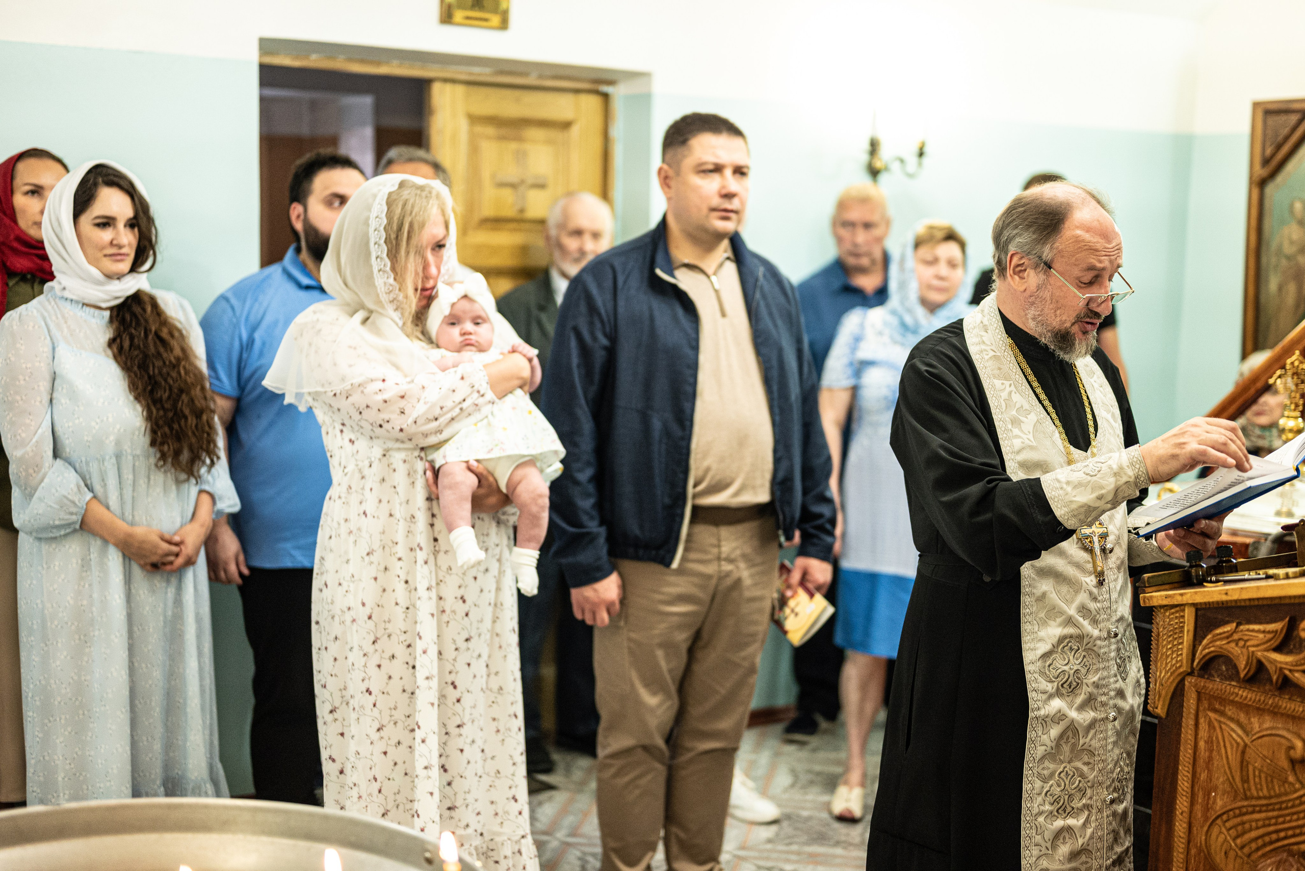 Крещение Анна. Семейный и детский фотограф Москва