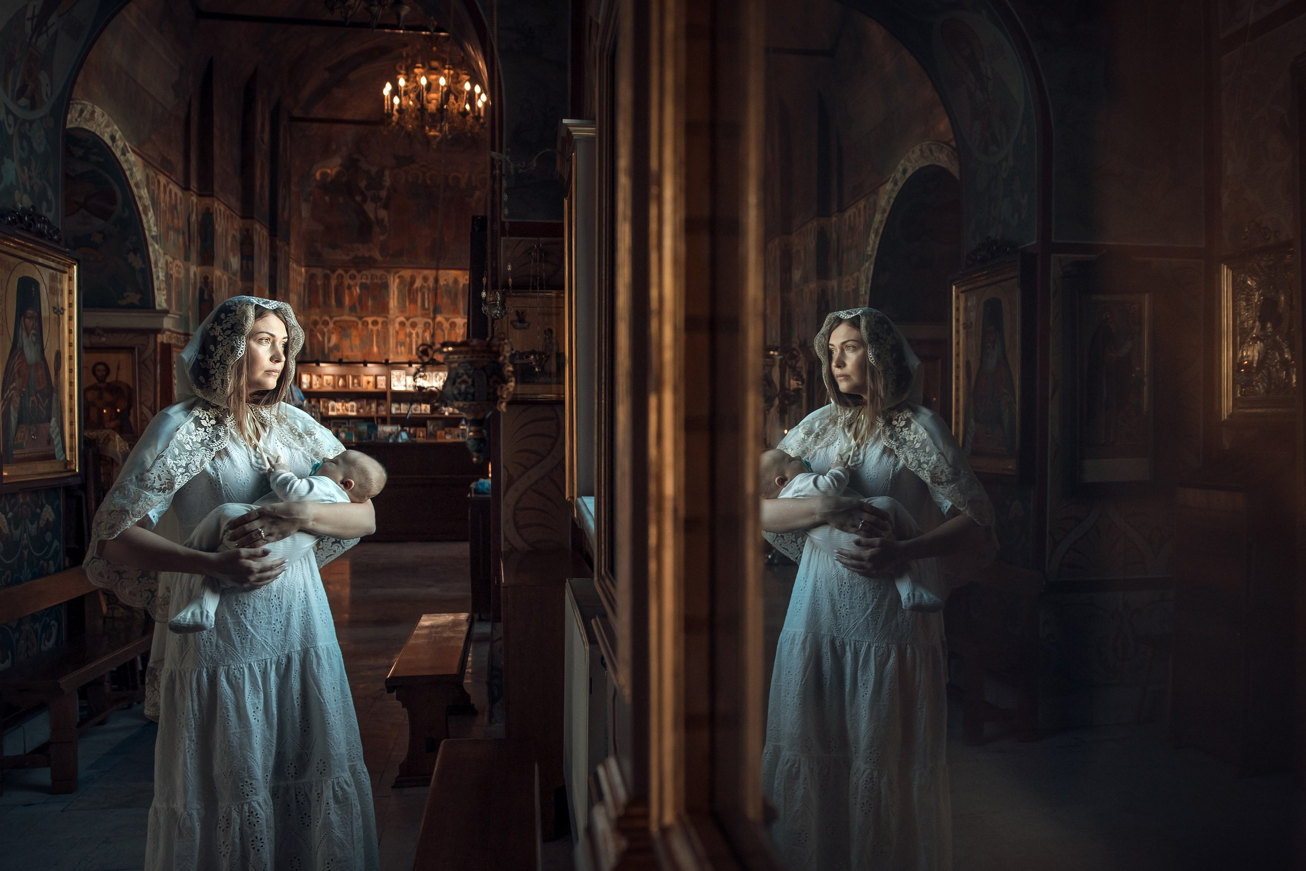 Таинство крещения. Семейный и детский фотограф в Москве Орешина Юлия