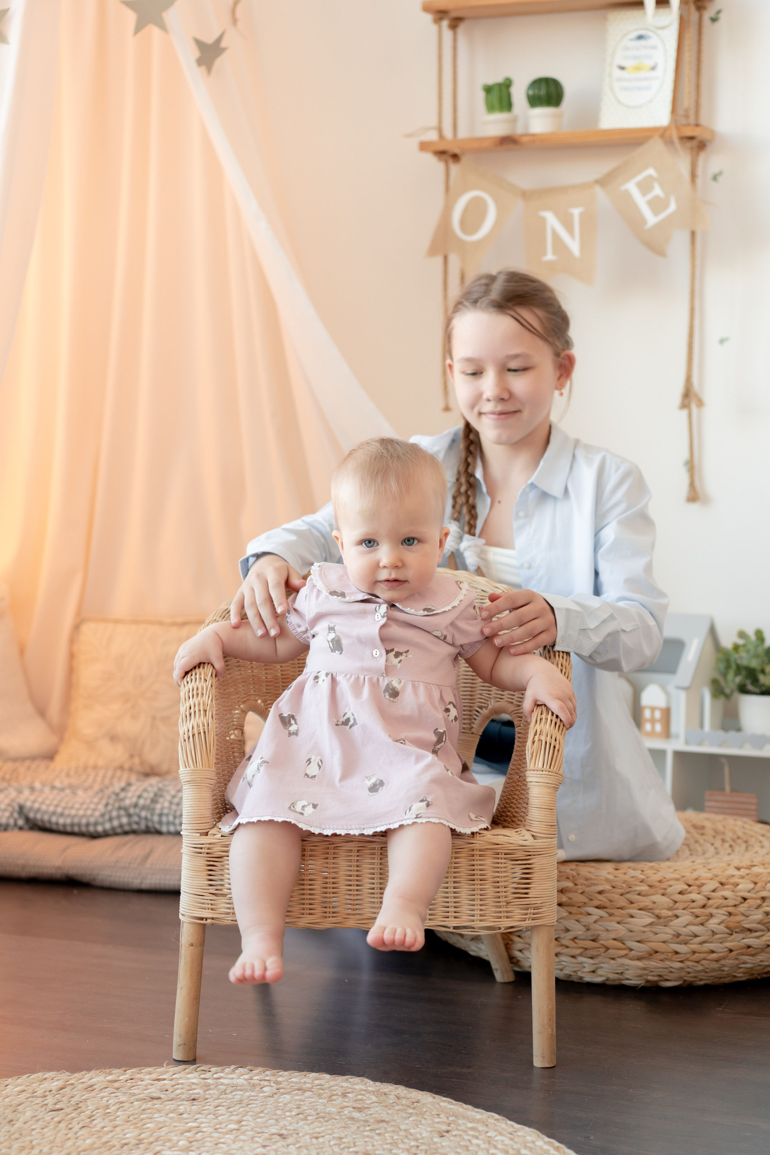 Авроре 1 годик!. Детская, семейная фотостудия в Санкт-Петербурге ТЕПЛО