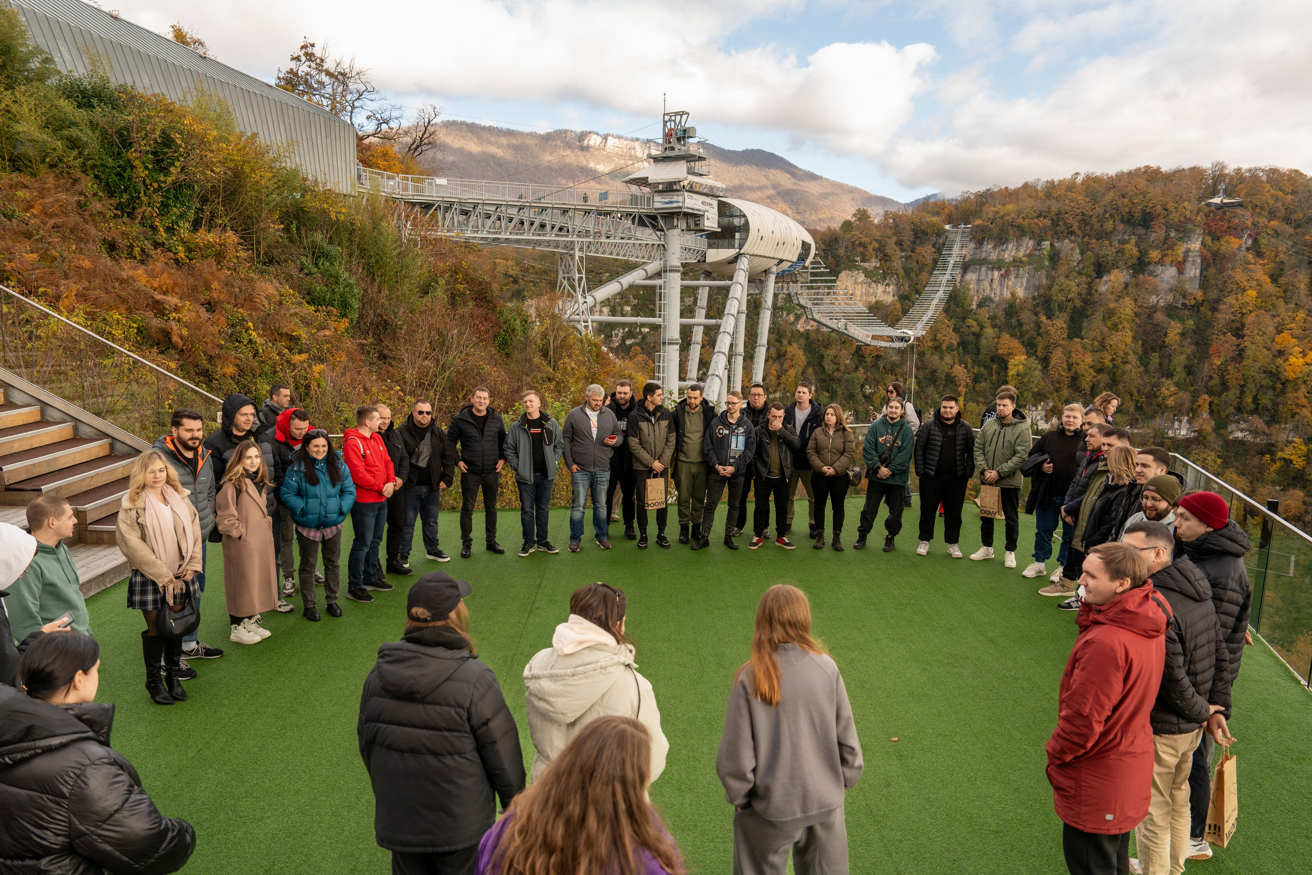 MICE мероприятие в Skypark. Репортажный фотограф в Красной Поляне и Сочи Павлюченко Екатерина