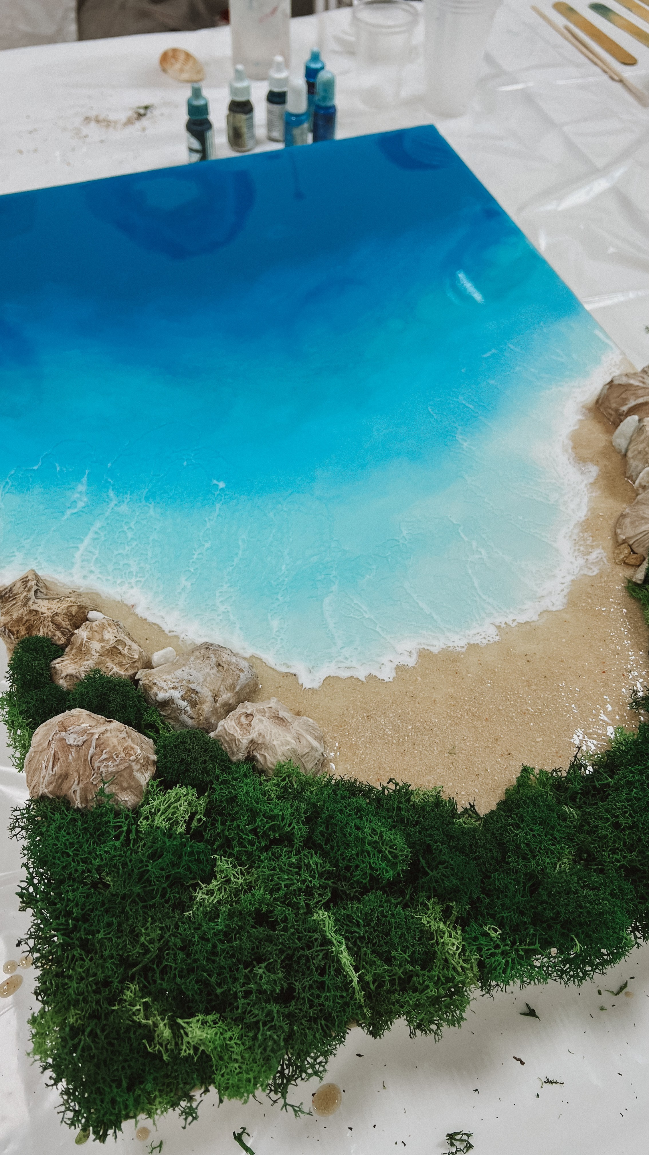 Мастер-классы. Seatales — эпоксидная смола и спиртовые чернила