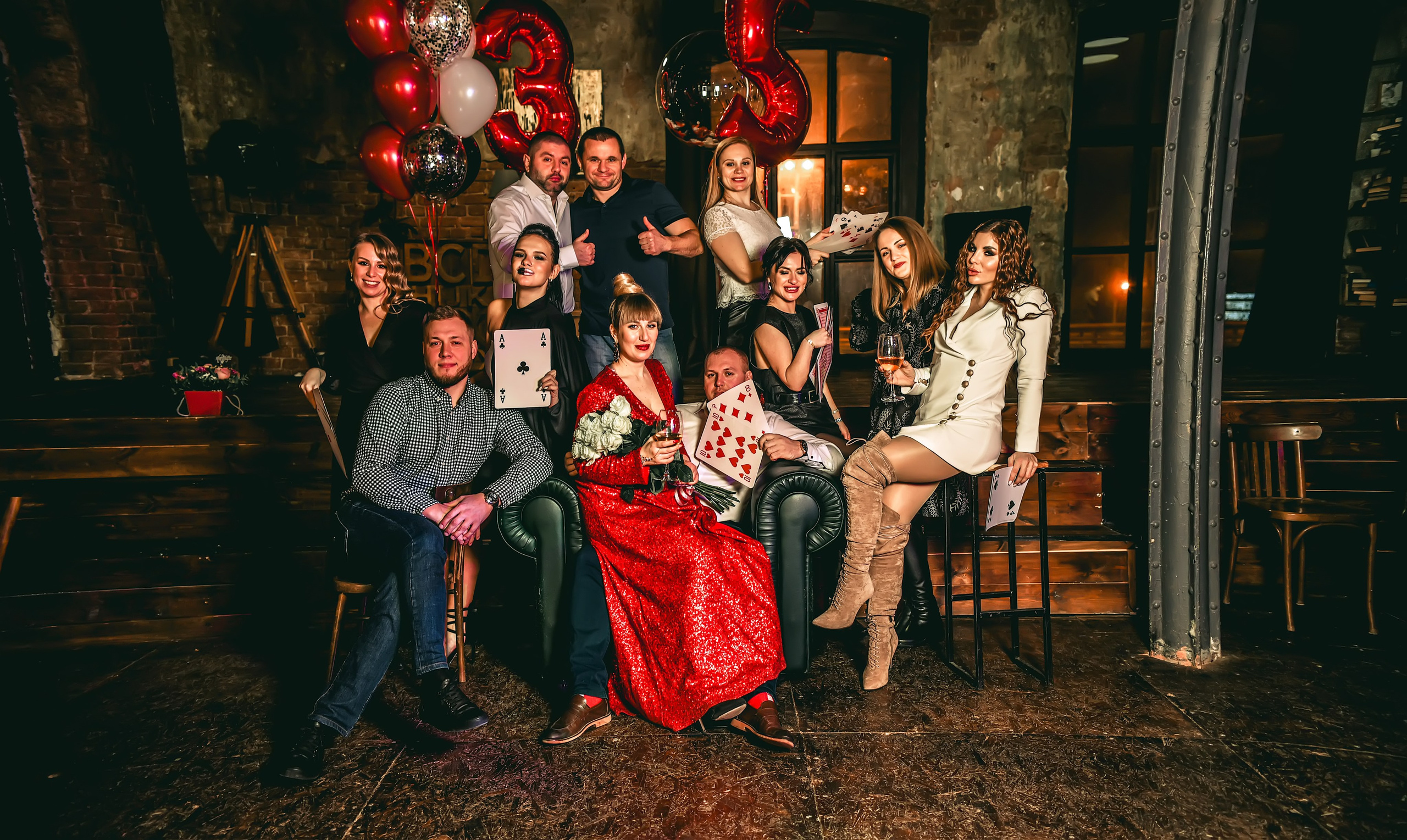 Тематическая вечеринка на юбилей 35 лет. Свадебный, семейный, детский, контент фотограф в Омске Максим Ильин