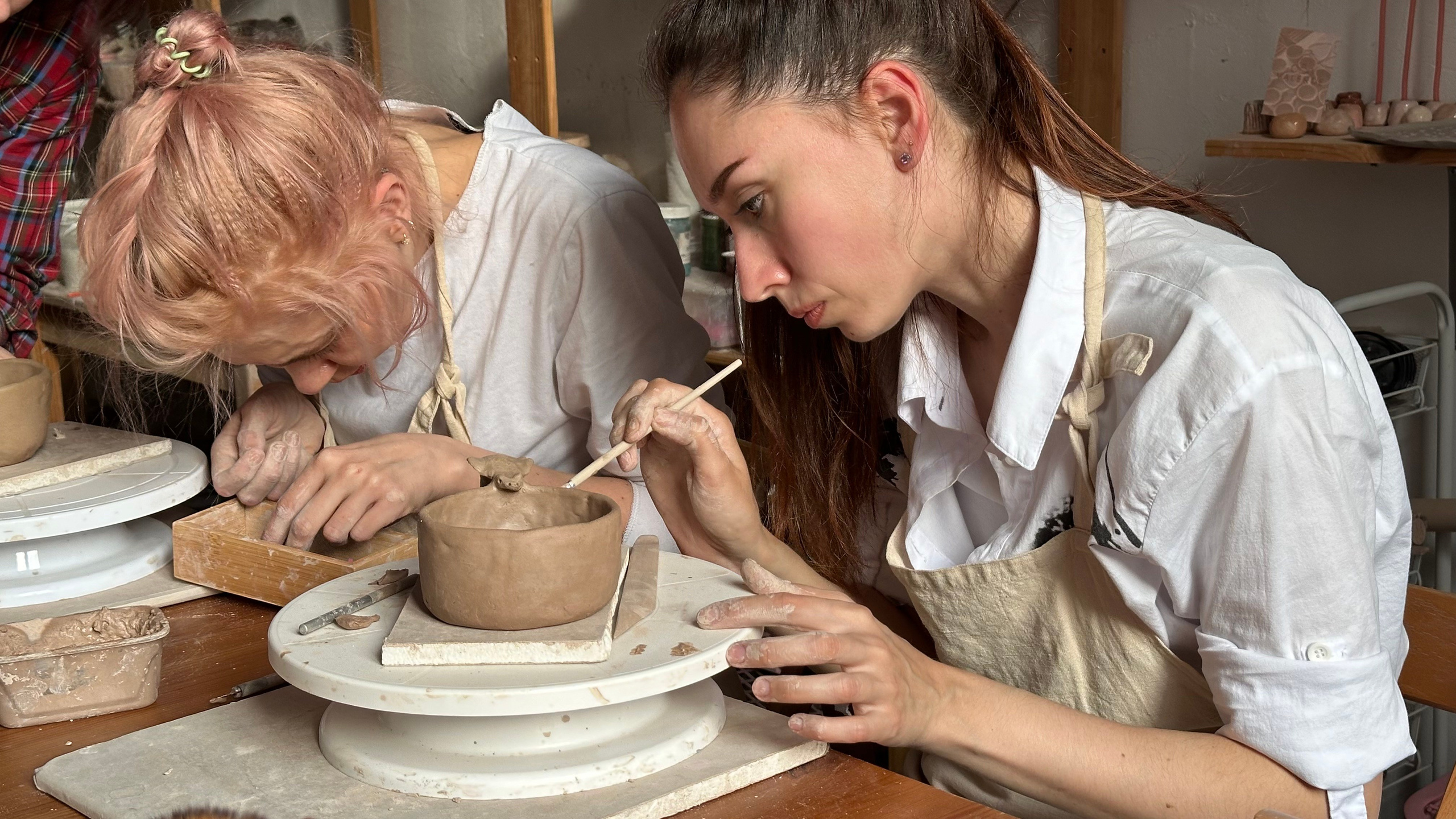 МК в студии керамики VALERDE. Фотограф Екатерина Козловская