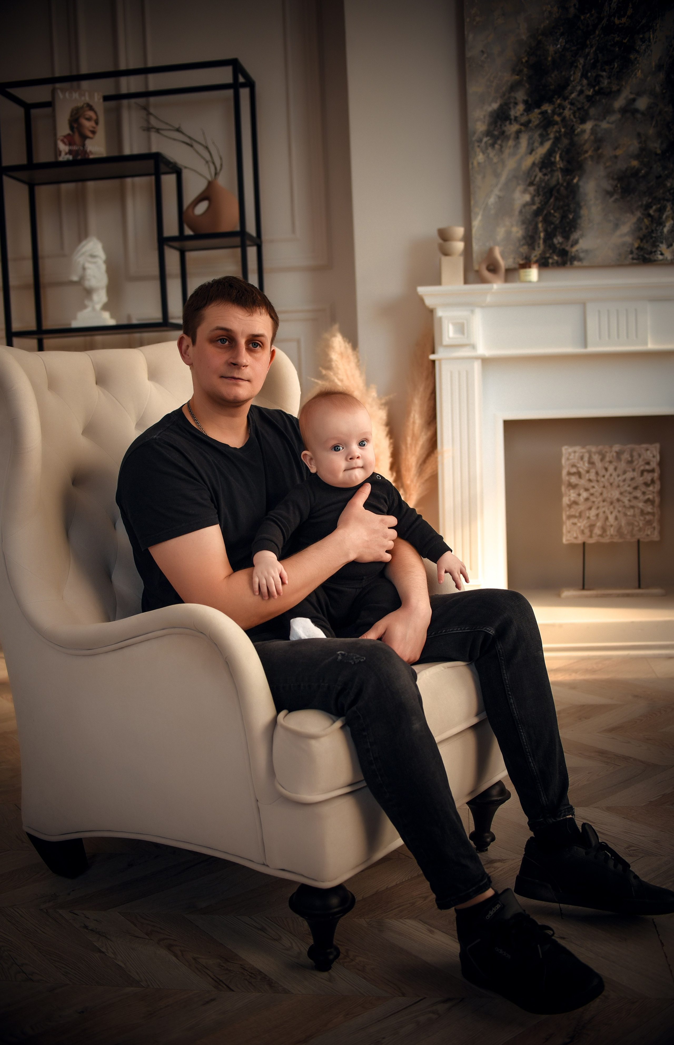 Семейная студийная фотосессия 3. Свадебный, семейный, детский, контент фотограф в Омске Максим Ильин