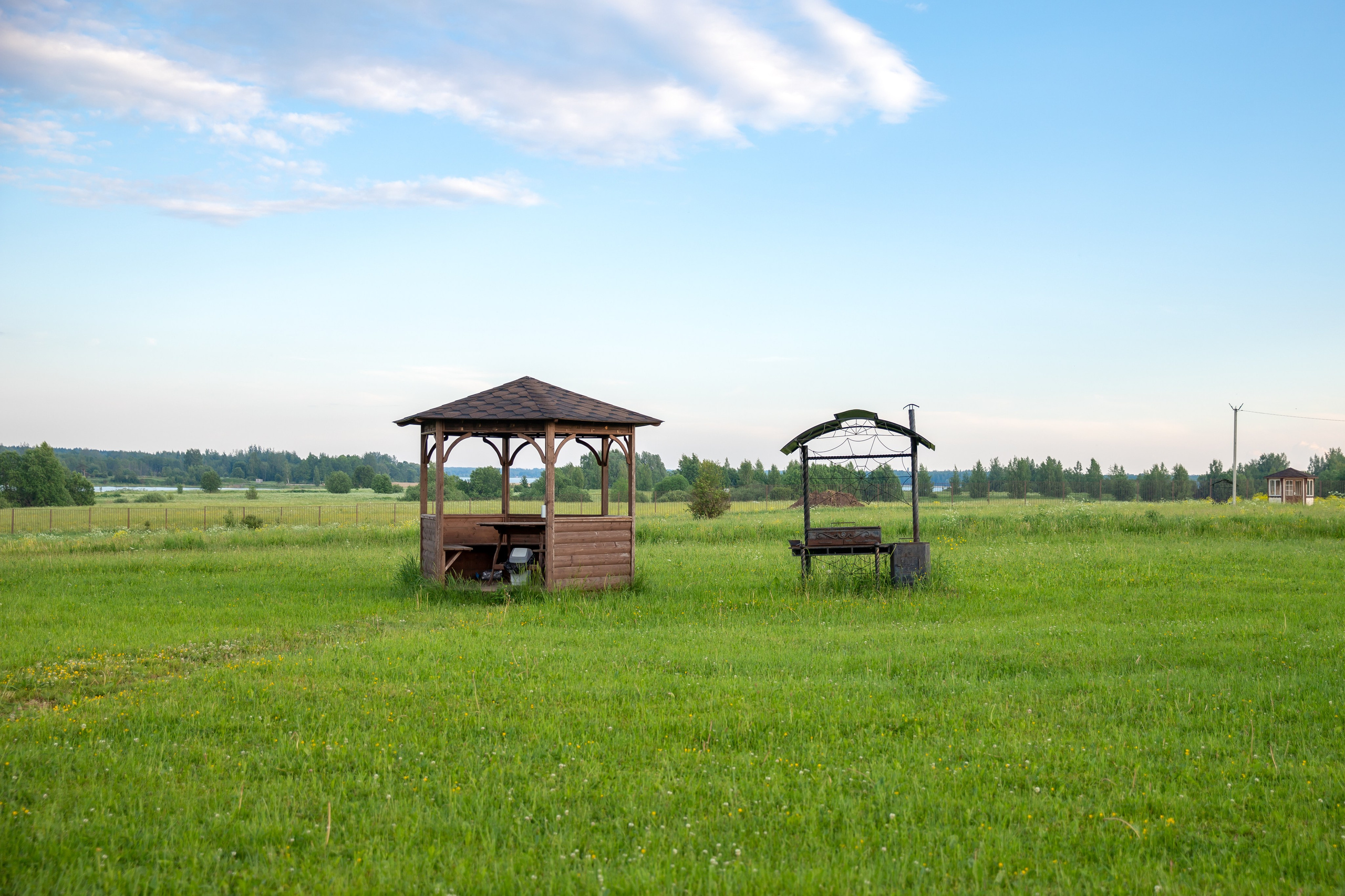 База отдыха в Тверской области. Территория. Фотограф недвижимости и контент-съемки в СПб