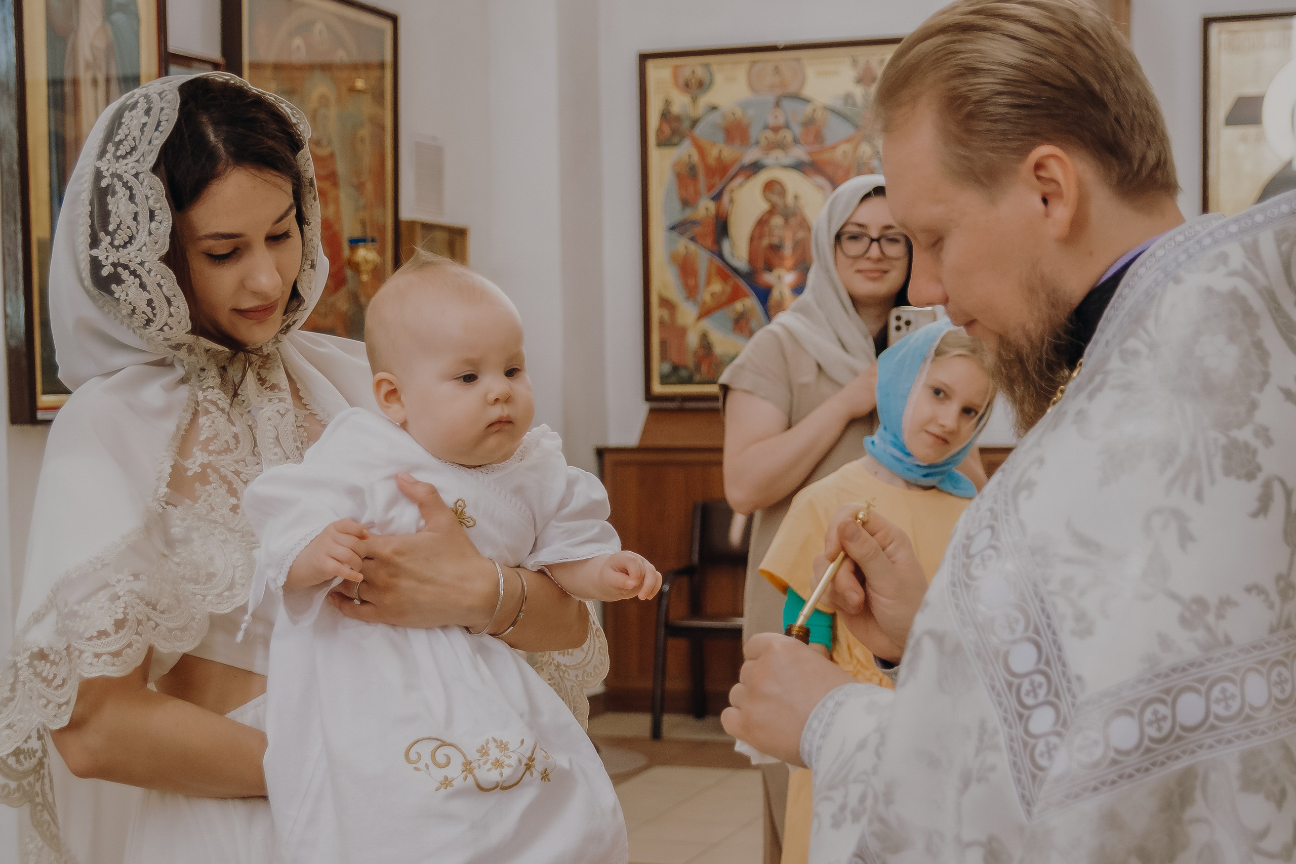 Крещение Таисии. Семейный и детский фотограф Кущ Наташа
