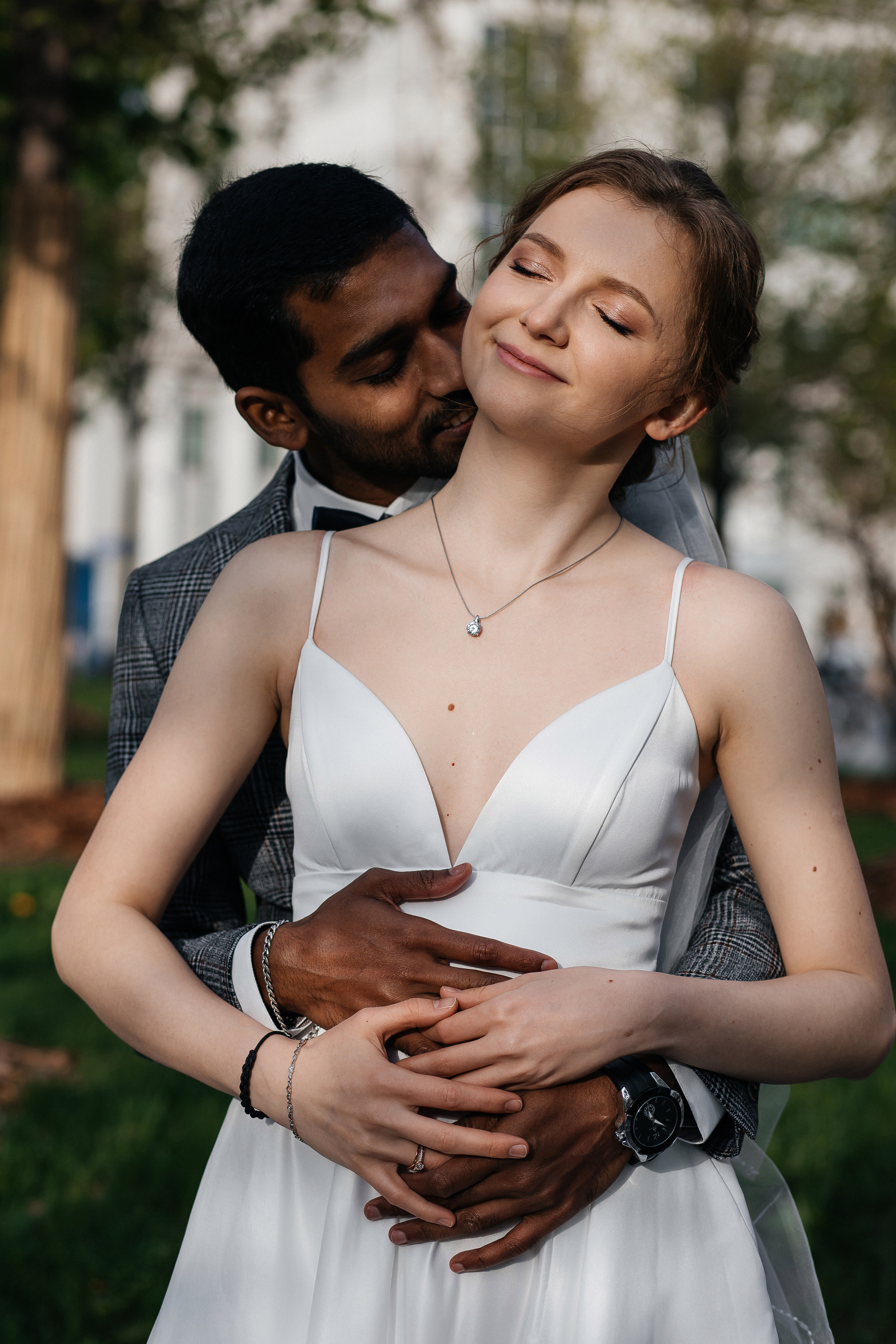 Полина и Вигнеш (ЗАГС + прогулка). Фотограф в Москве Екатерина Потапова