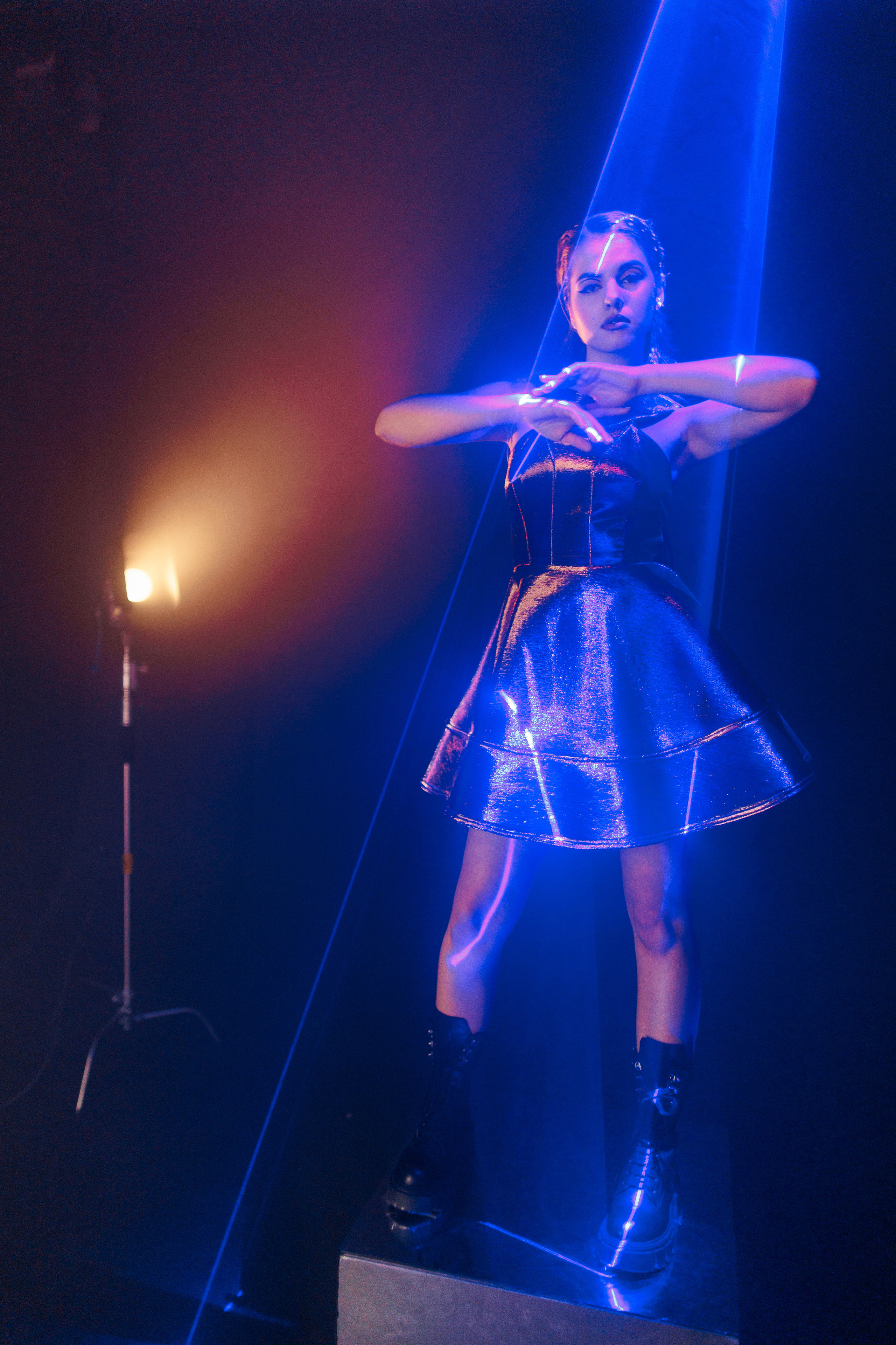 Съемка с лазерами. Фотограф в Москве Екатерина Потапова