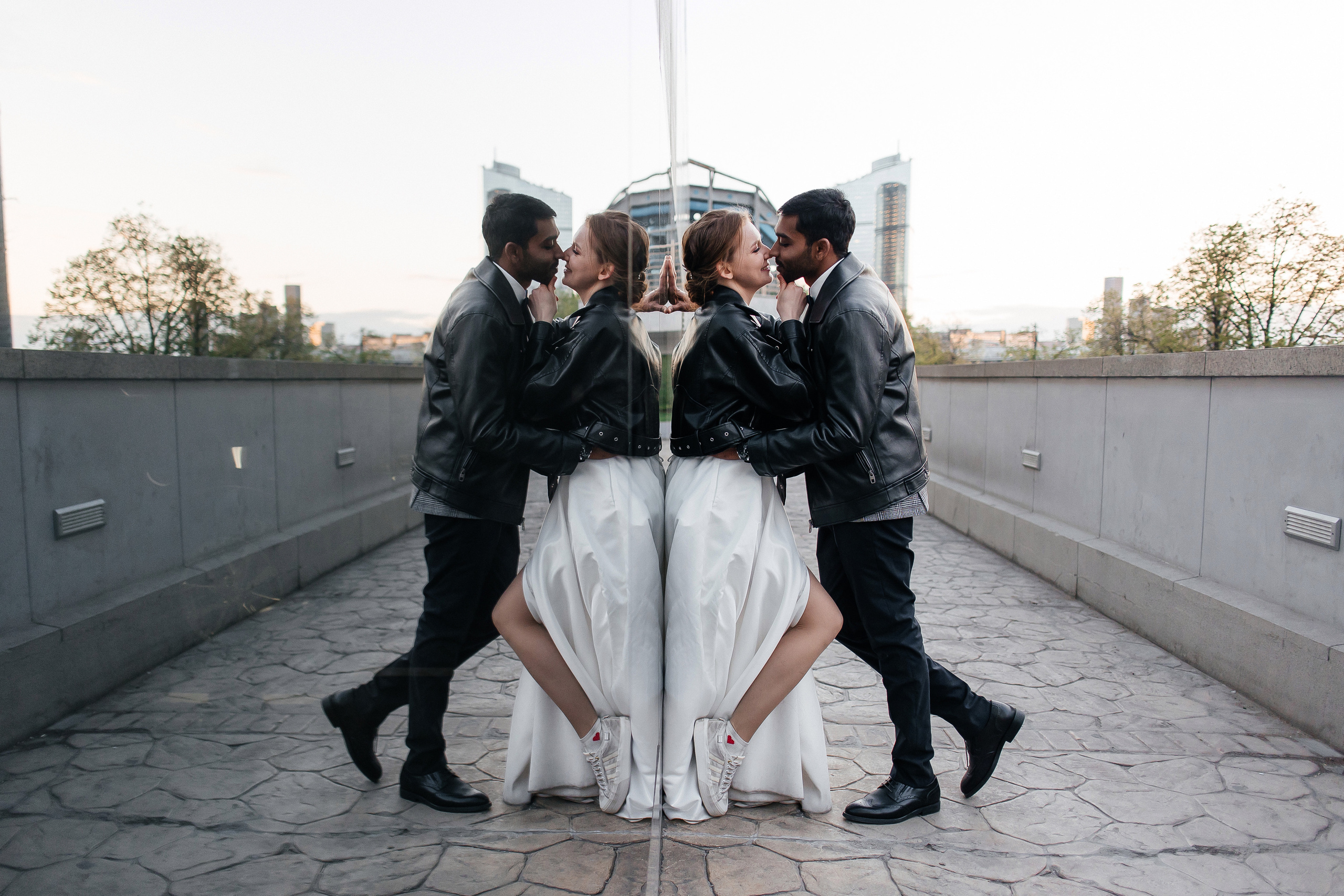 Полина и Вигнеш (ЗАГС + прогулка). Фотограф в Москве Екатерина Потапова