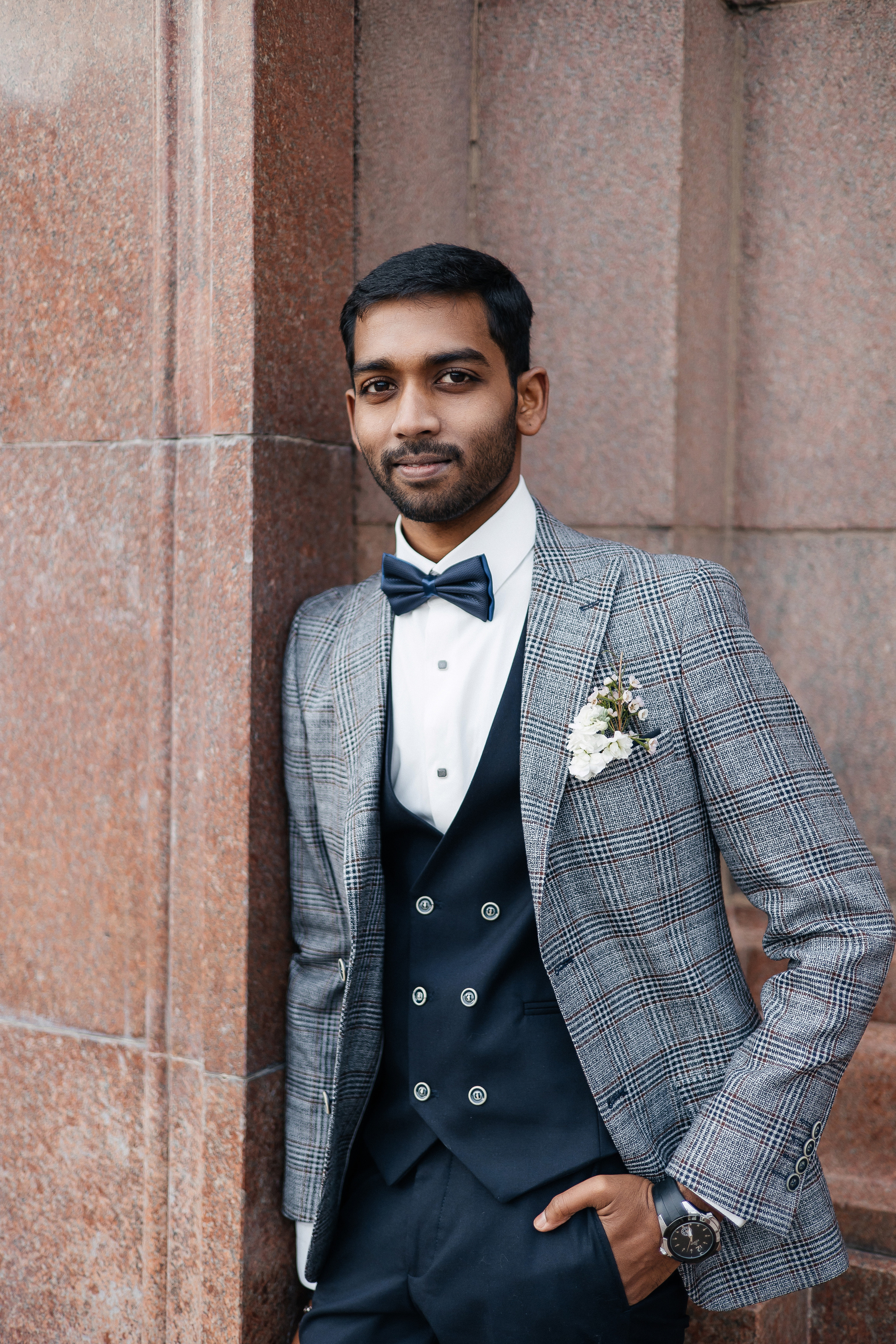 Полина и Вигнеш (ЗАГС + прогулка). Фотограф в Москве Екатерина Потапова