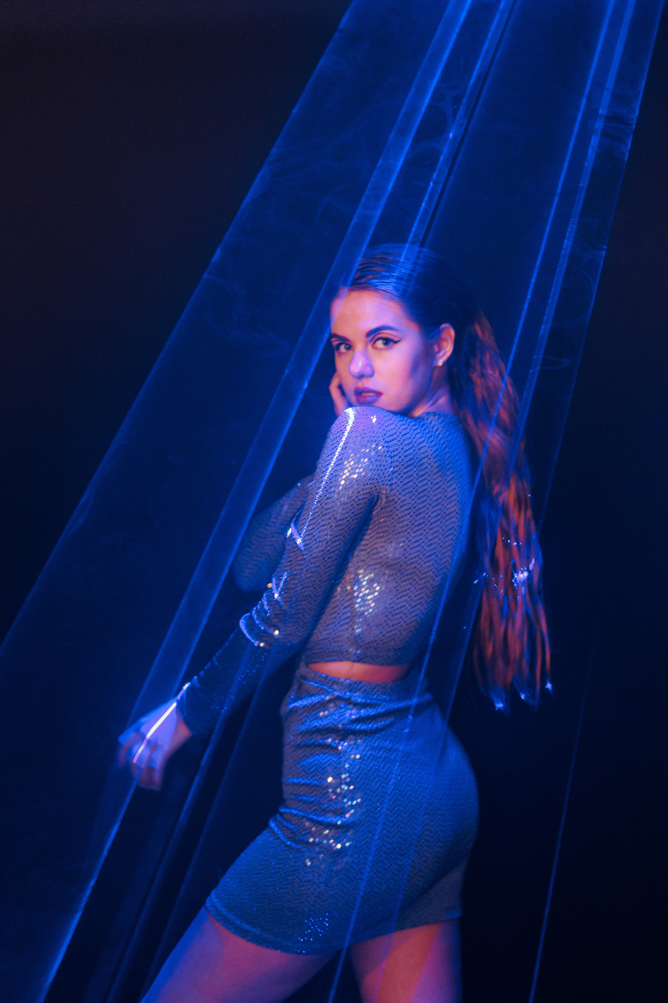 Съемка с лазерами. Фотограф в Москве Екатерина Потапова