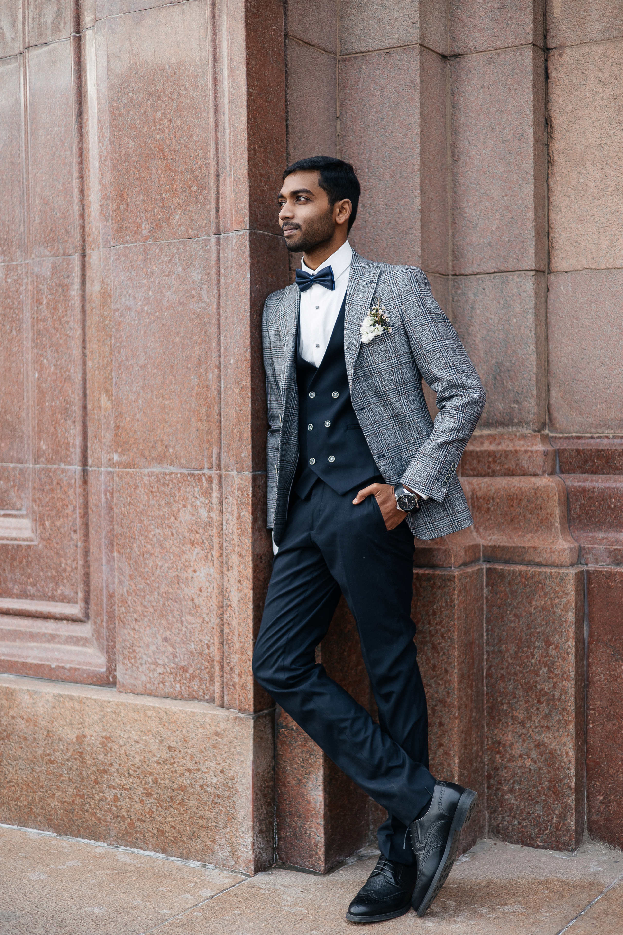 Полина и Вигнеш (ЗАГС + прогулка). Фотограф в Москве Екатерина Потапова