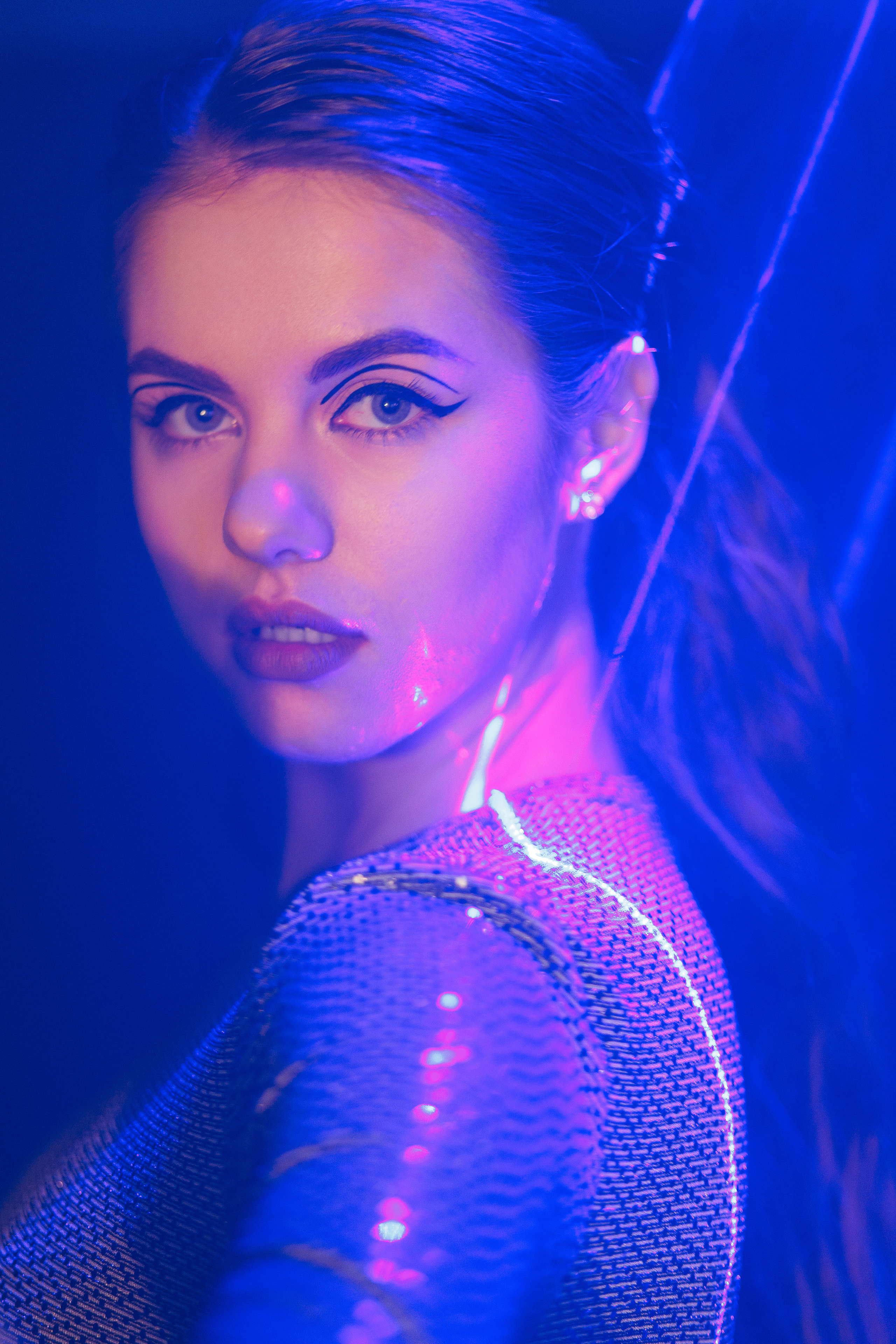 Съемка с лазерами. Фотограф в Москве Екатерина Потапова