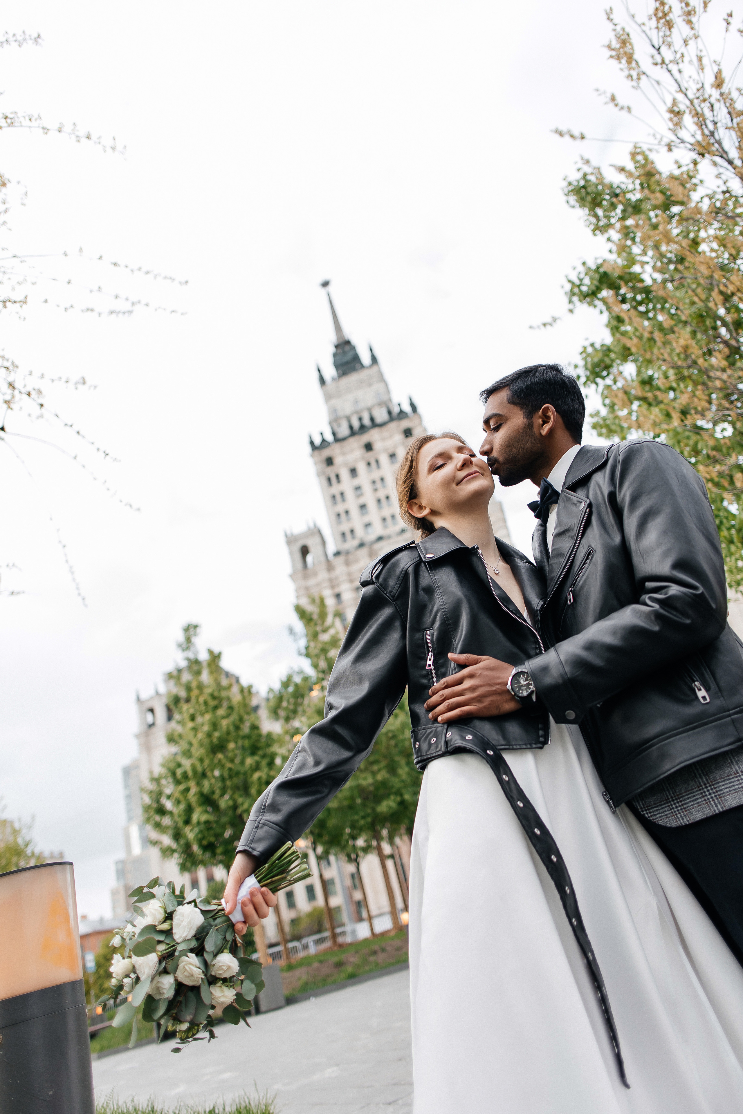 Полина и Вигнеш (ЗАГС + прогулка). Фотограф в Москве Екатерина Потапова