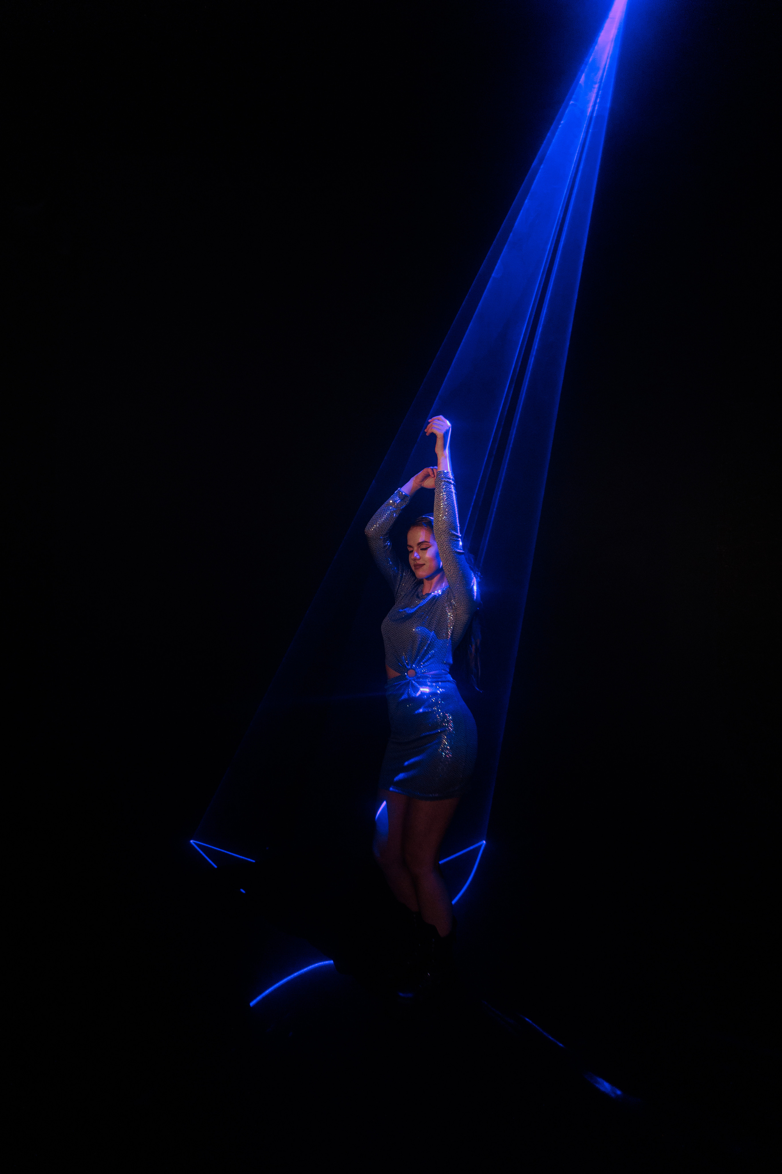 Съемка с лазерами. Фотограф в Москве Екатерина Потапова