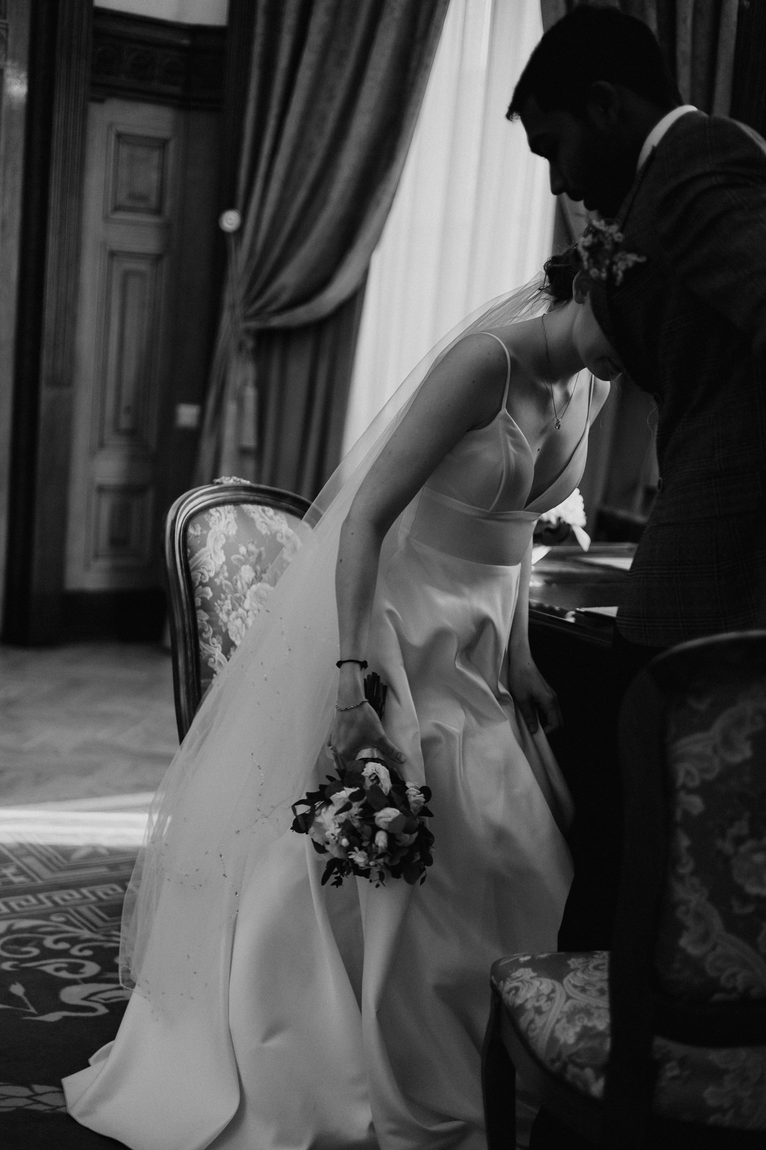 Полина и Вигнеш (ЗАГС + прогулка). Фотограф в Москве Екатерина Потапова