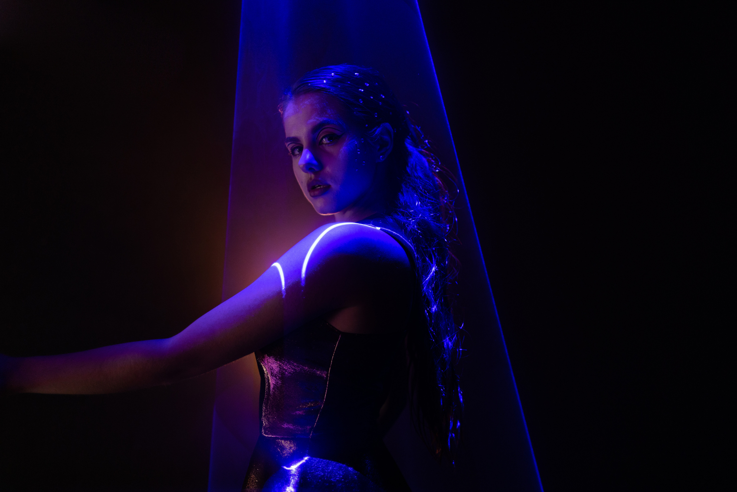 Съемка с лазерами. Фотограф в Москве Екатерина Потапова