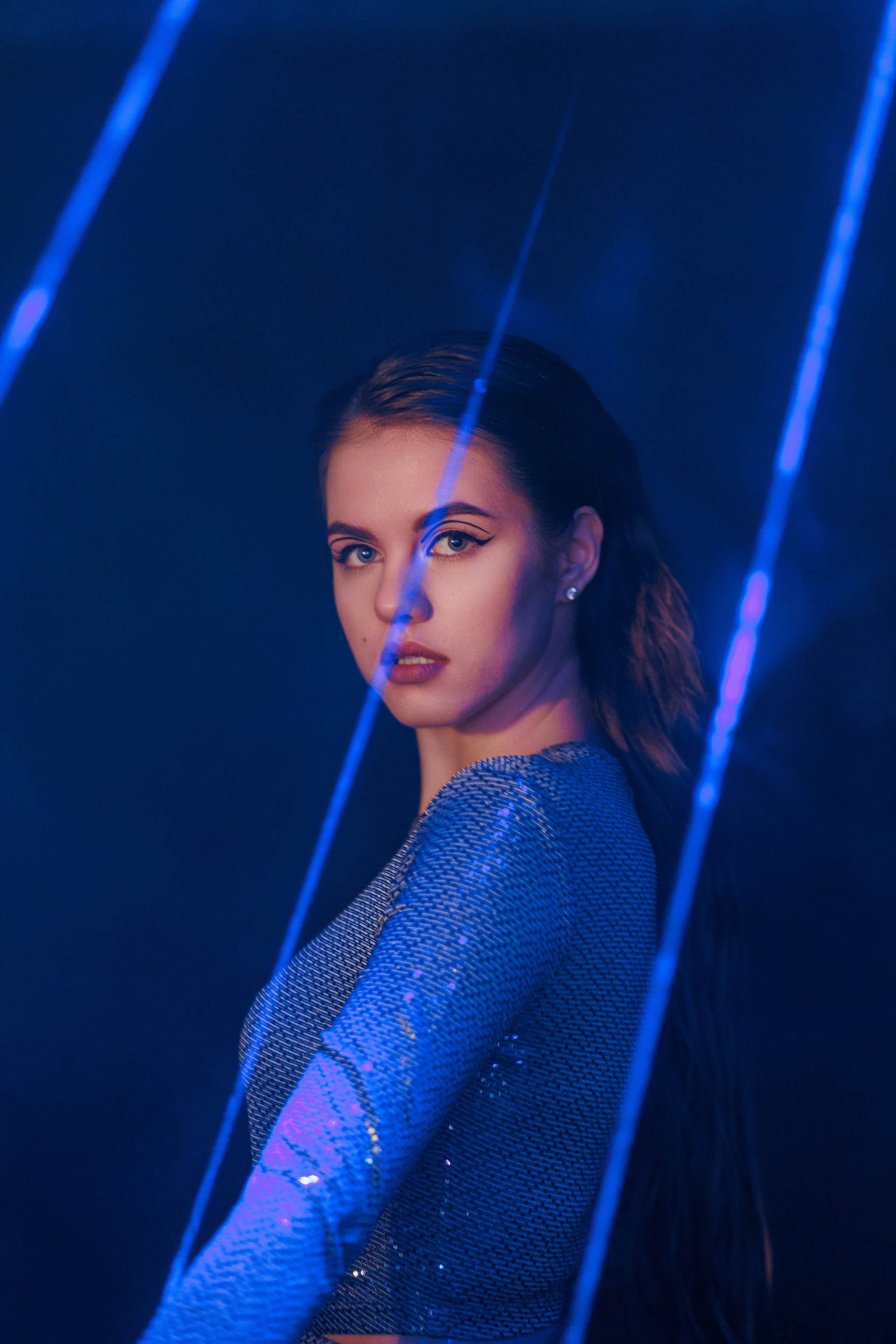 Съемка с лазерами. Фотограф в Москве Екатерина Потапова