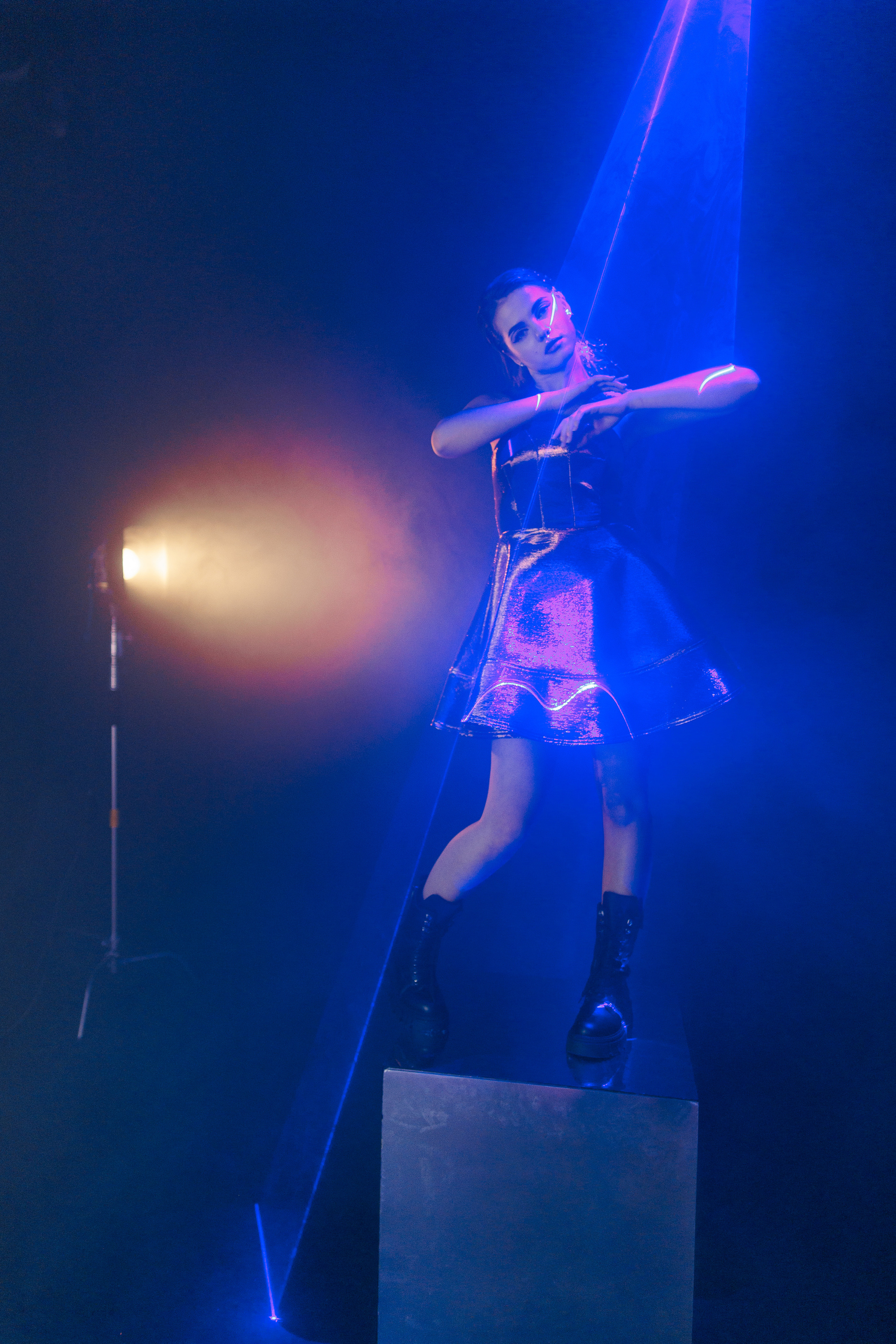 Съемка с лазерами. Фотограф в Москве Екатерина Потапова