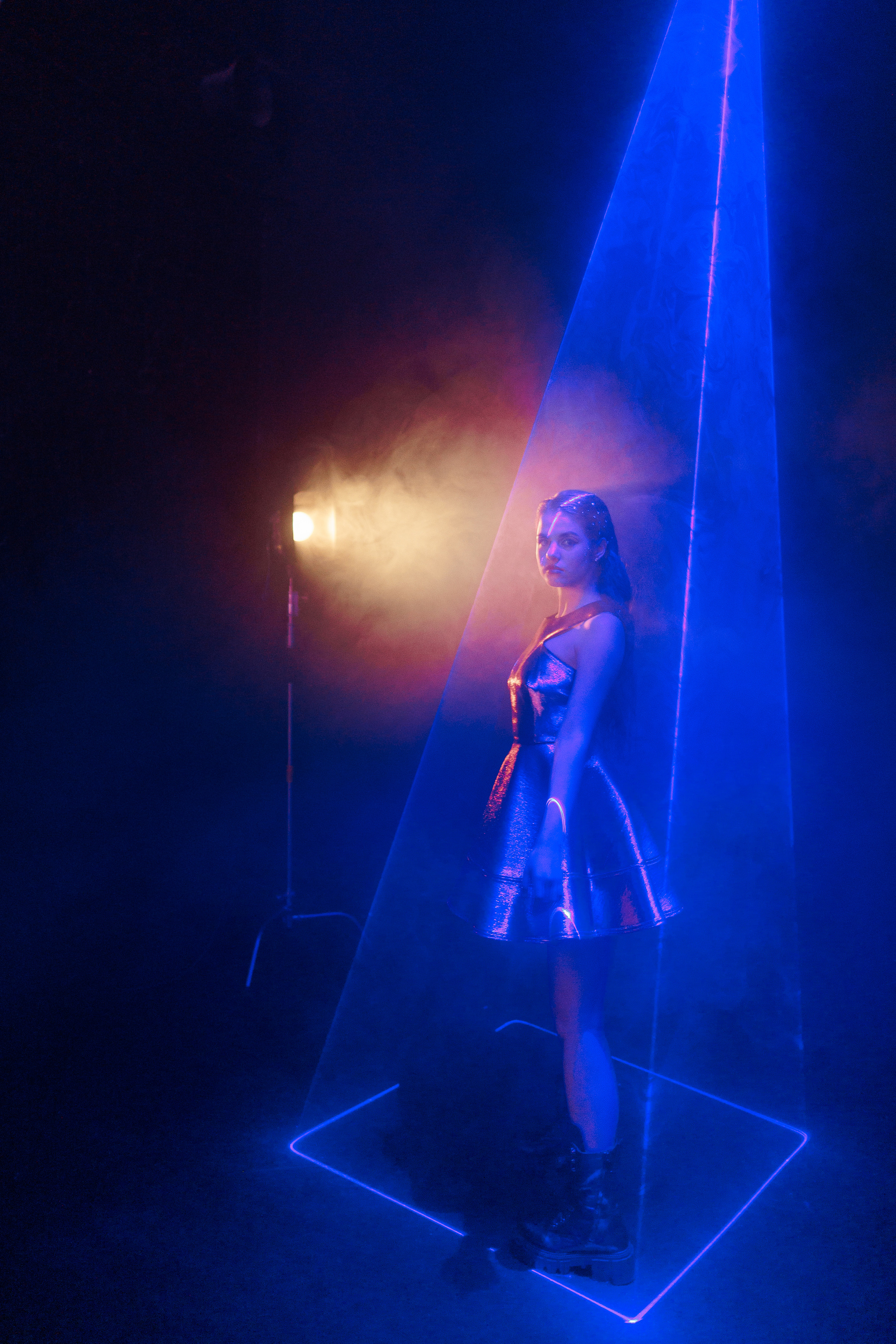 Съемка с лазерами. Фотограф в Москве Екатерина Потапова