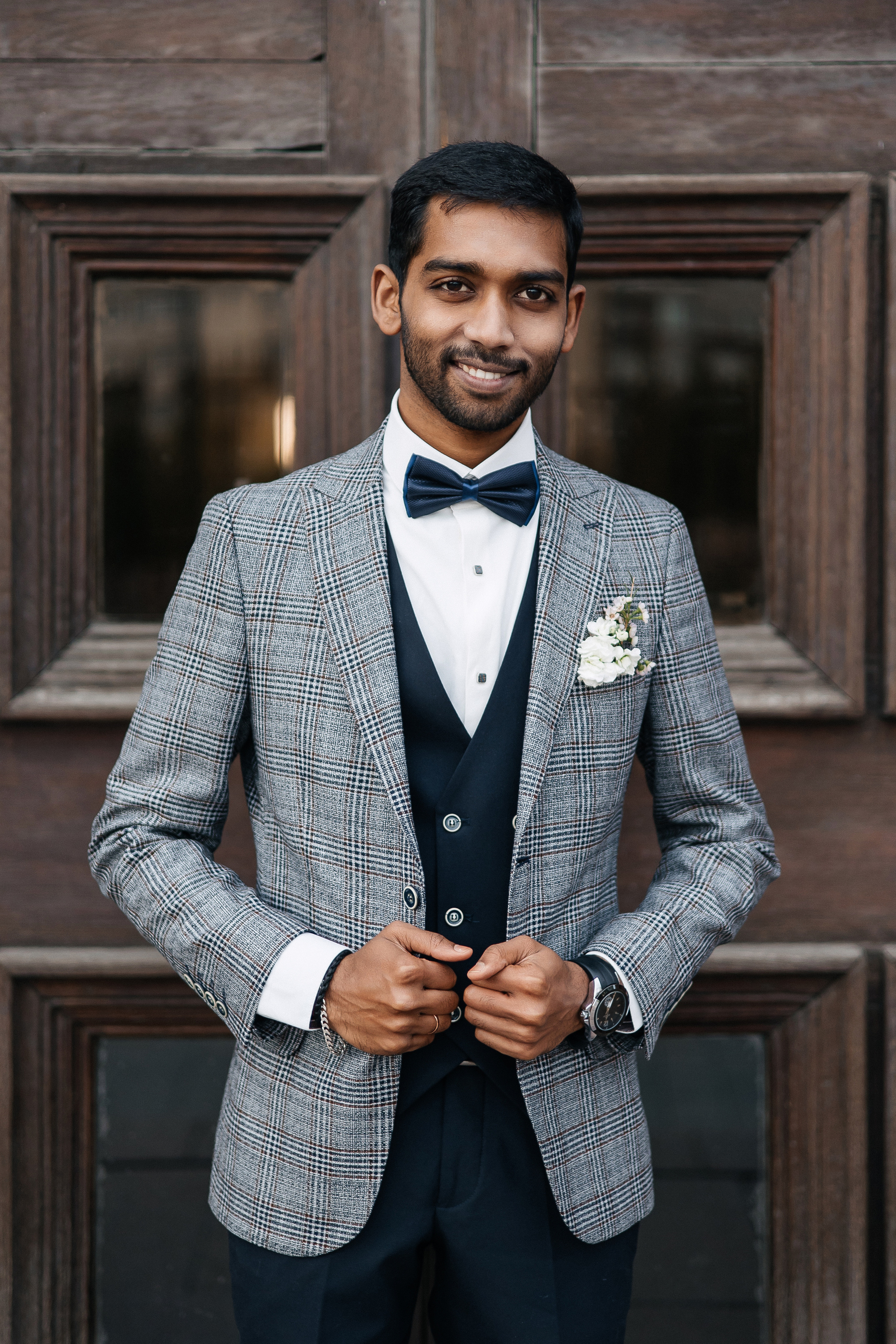 Полина и Вигнеш (ЗАГС + прогулка). Фотограф в Москве Екатерина Потапова