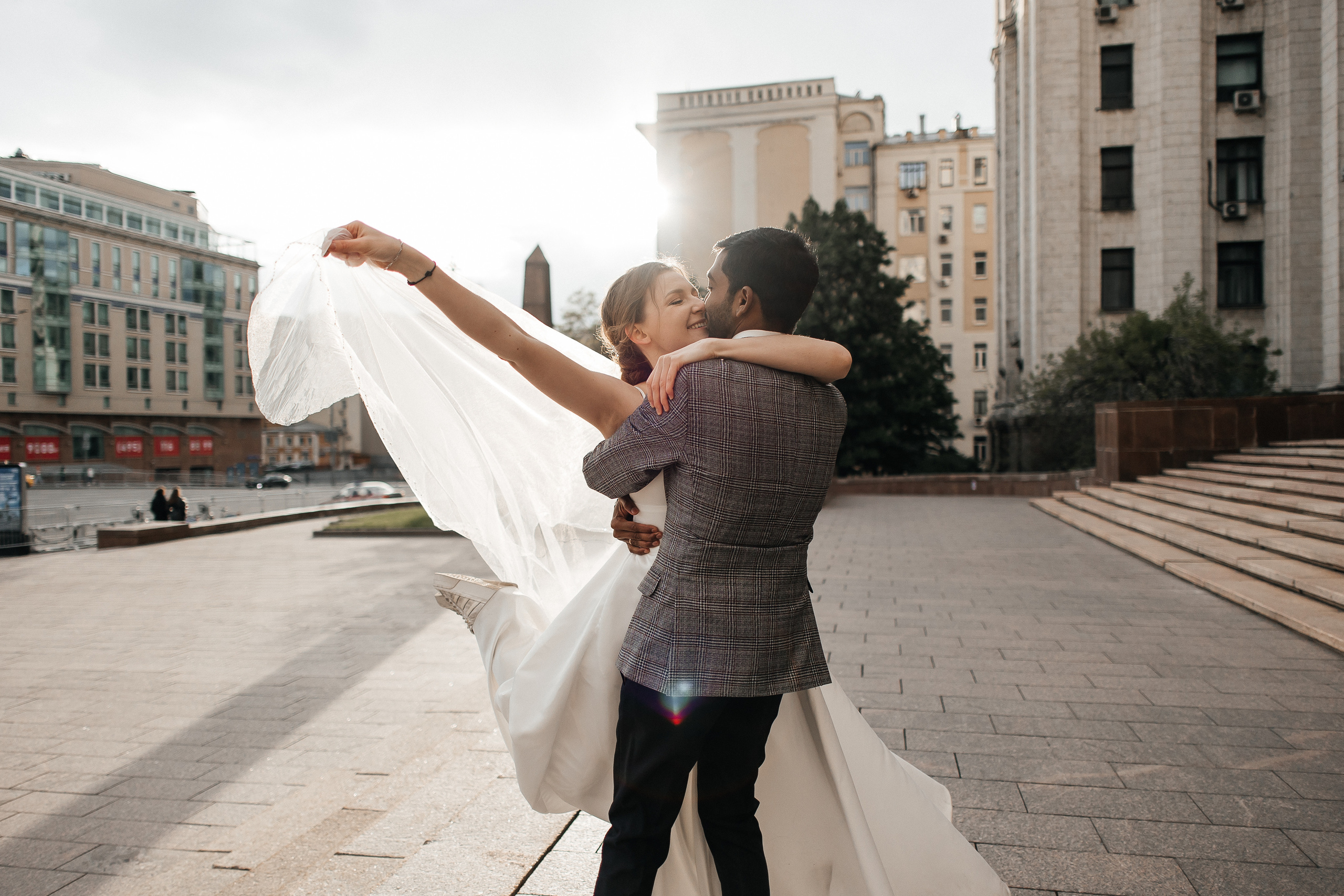 Полина и Вигнеш (ЗАГС + прогулка). Фотограф в Москве Екатерина Потапова