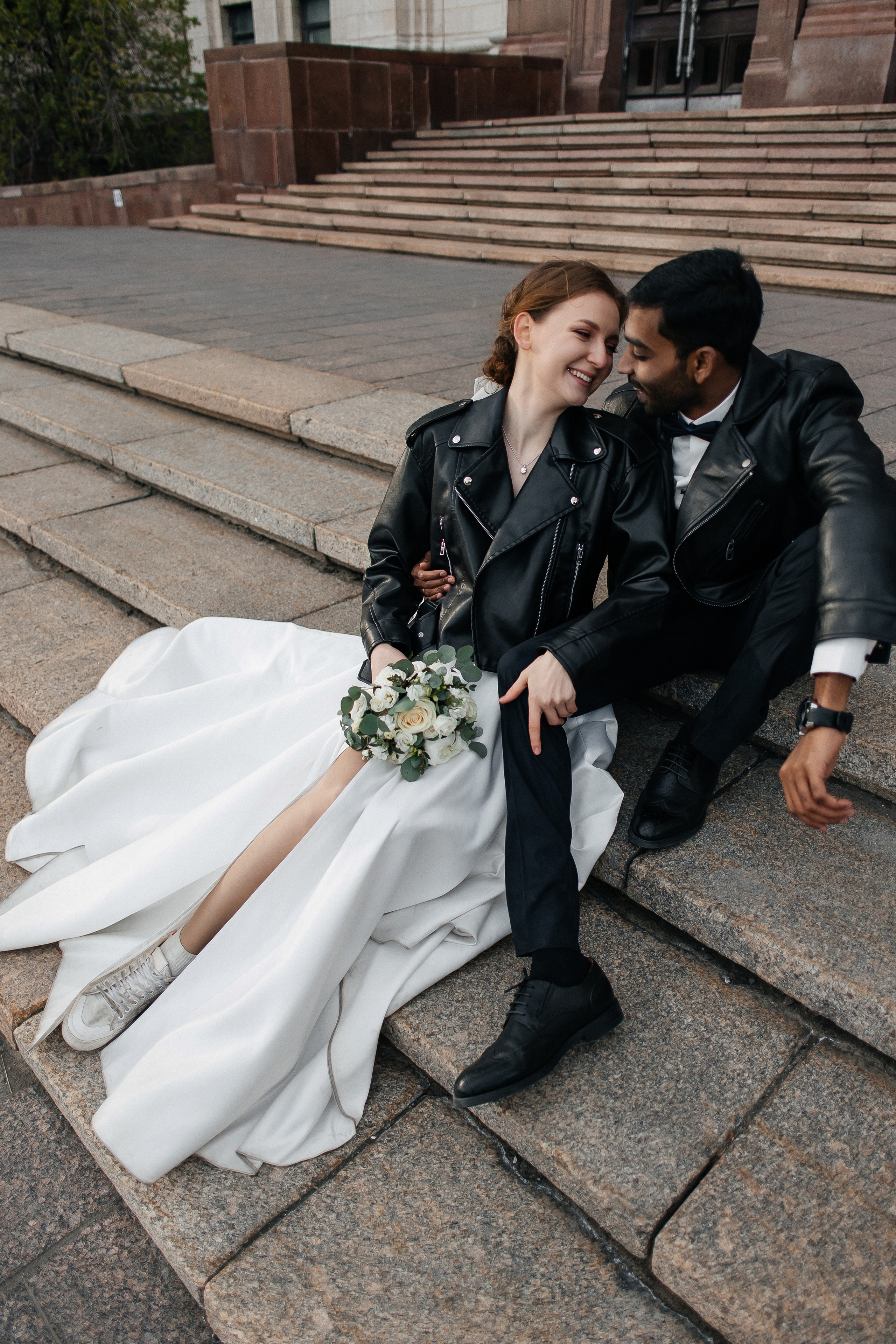 Полина и Вигнеш (ЗАГС + прогулка). Фотограф в Москве Екатерина Потапова