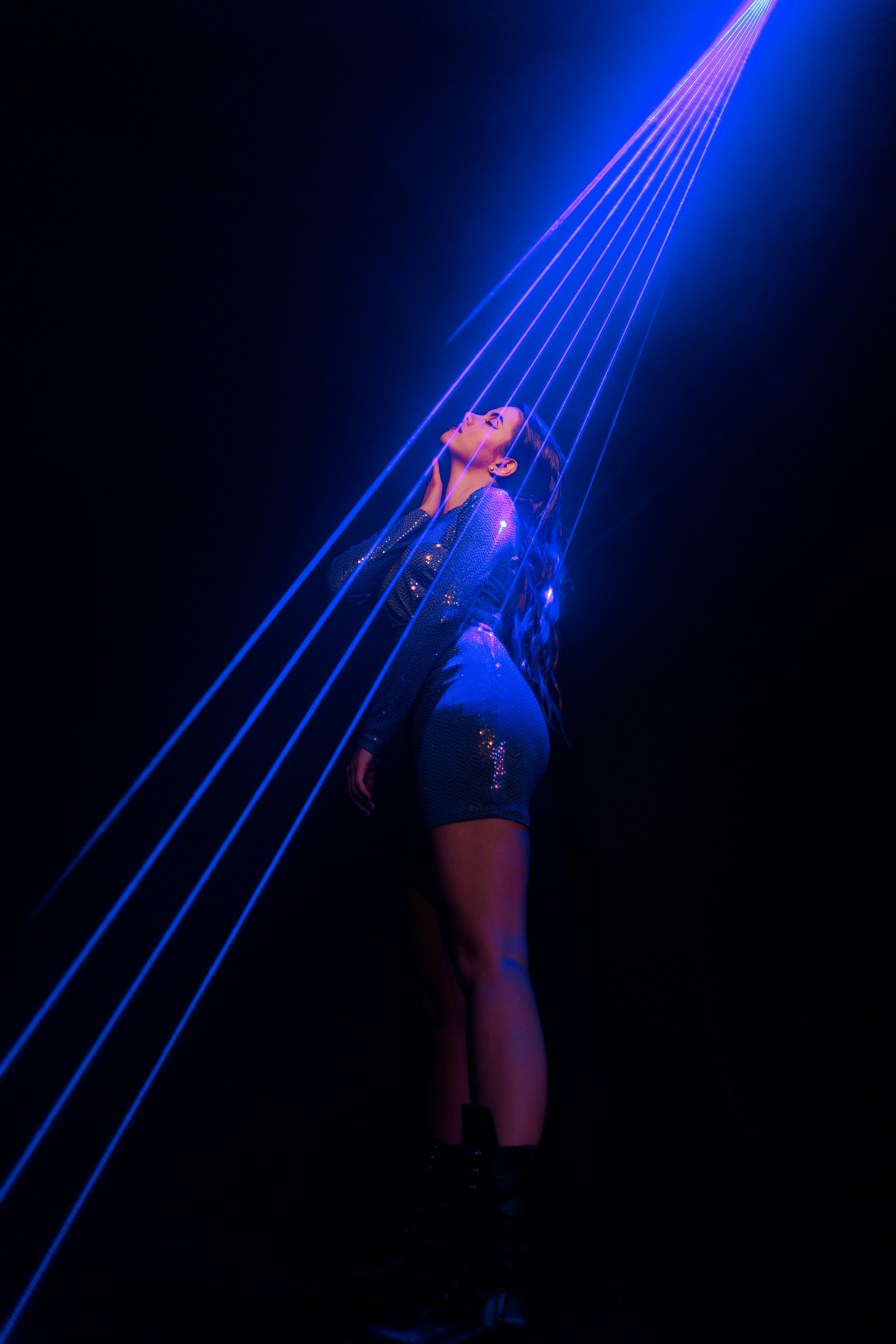 Съемка с лазерами. Фотограф в Москве Екатерина Потапова