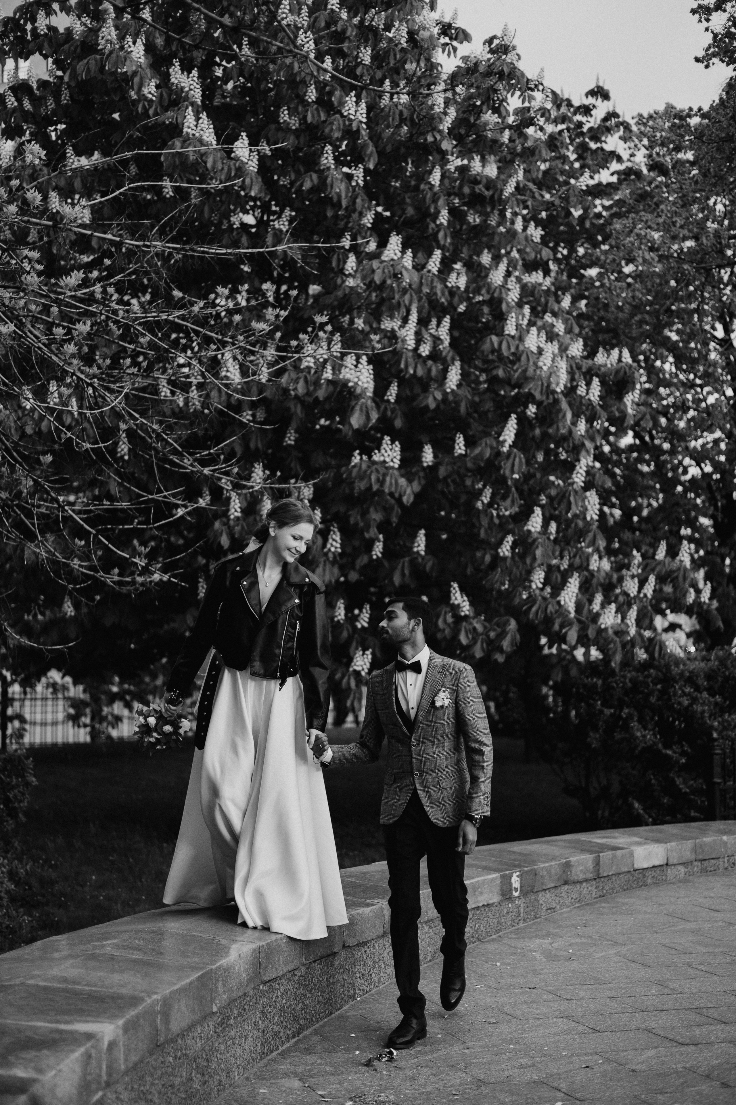 Полина и Вигнеш (ЗАГС + прогулка). Фотограф в Москве Екатерина Потапова