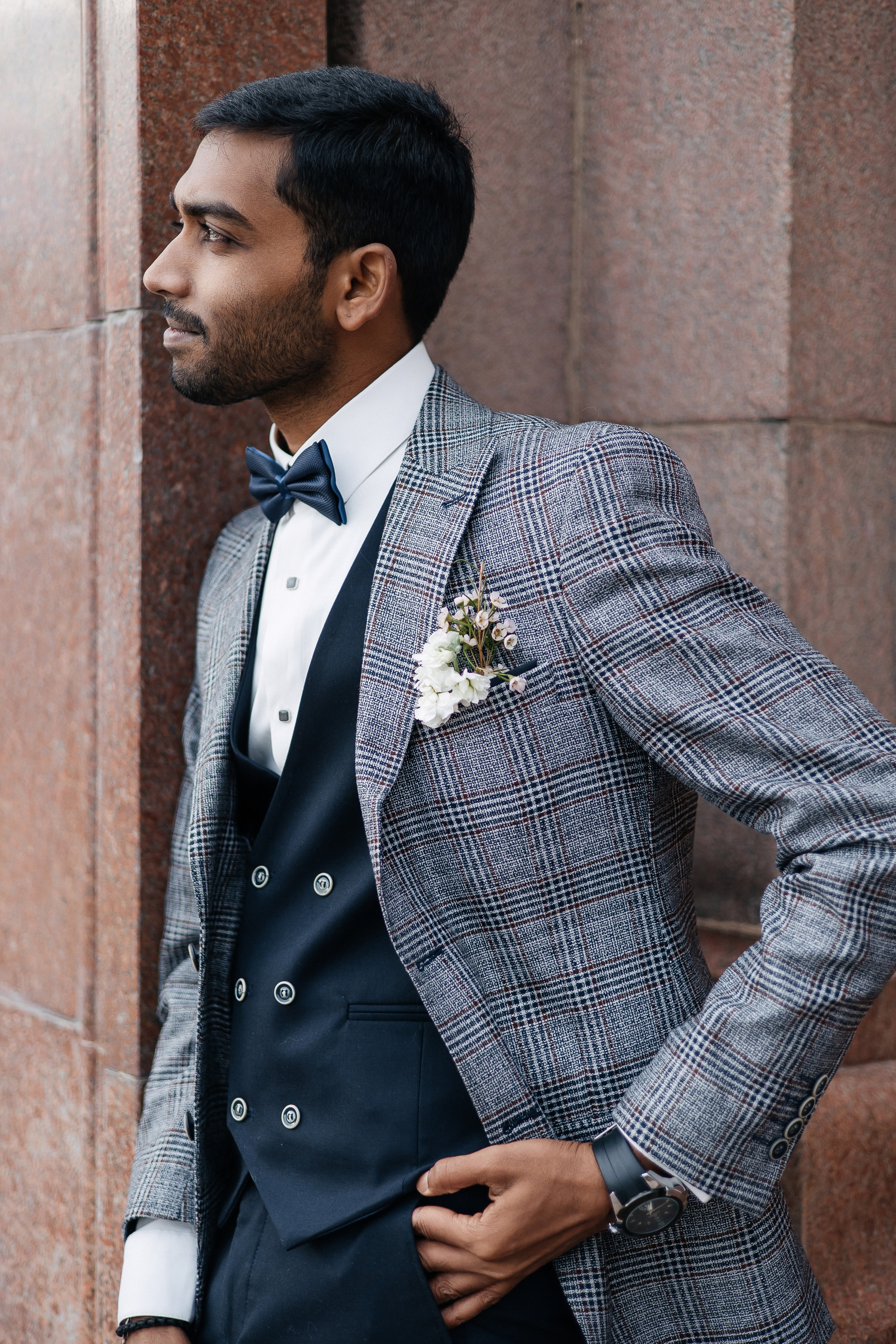 Полина и Вигнеш (ЗАГС + прогулка). Фотограф в Москве Екатерина Потапова