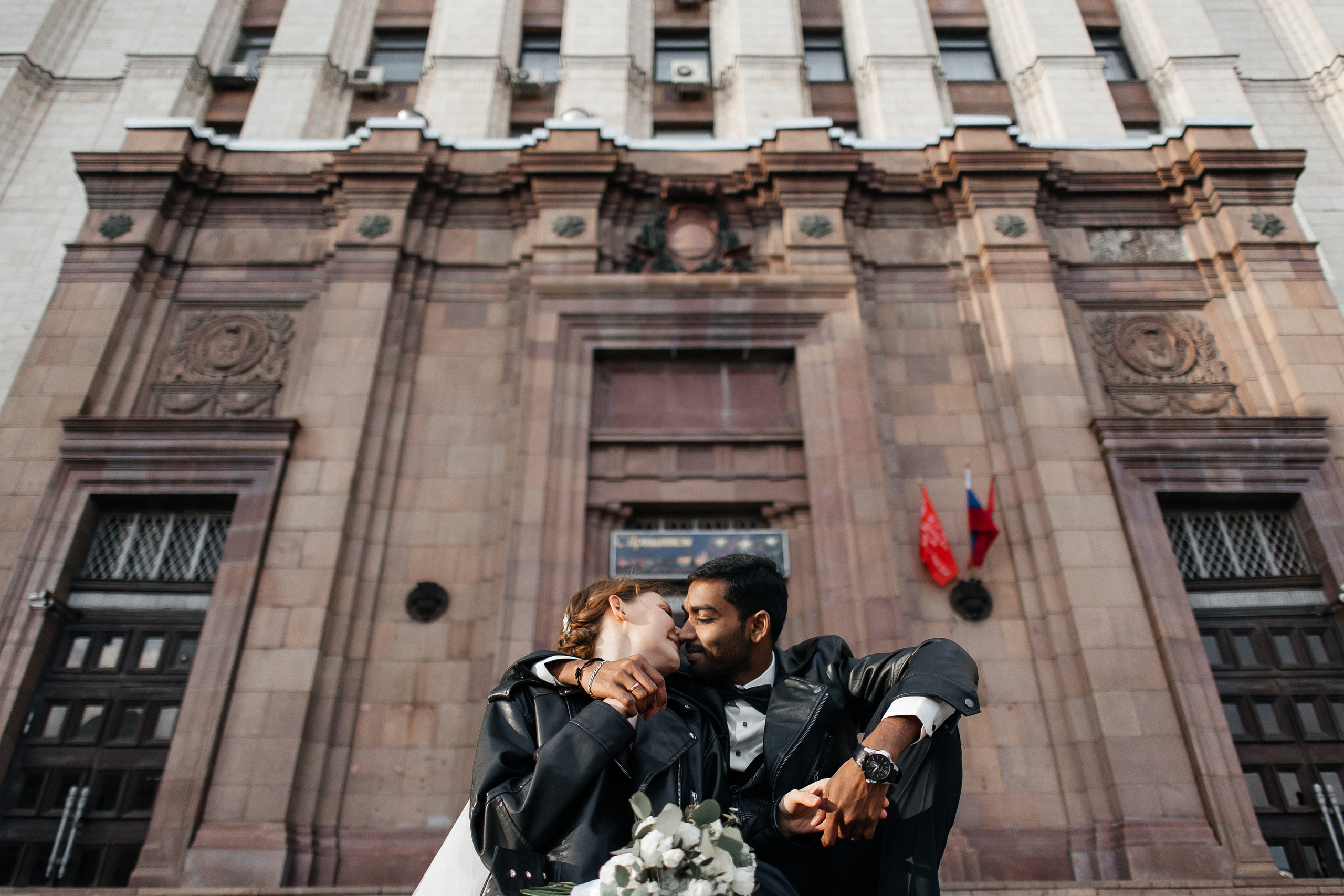 Полина и Вигнеш (ЗАГС + прогулка). Фотограф в Москве Екатерина Потапова