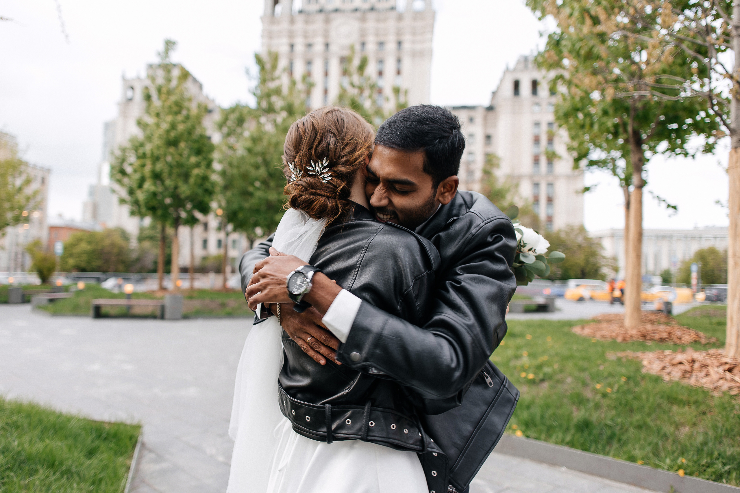 Полина и Вигнеш (ЗАГС + прогулка). Фотограф в Москве Екатерина Потапова