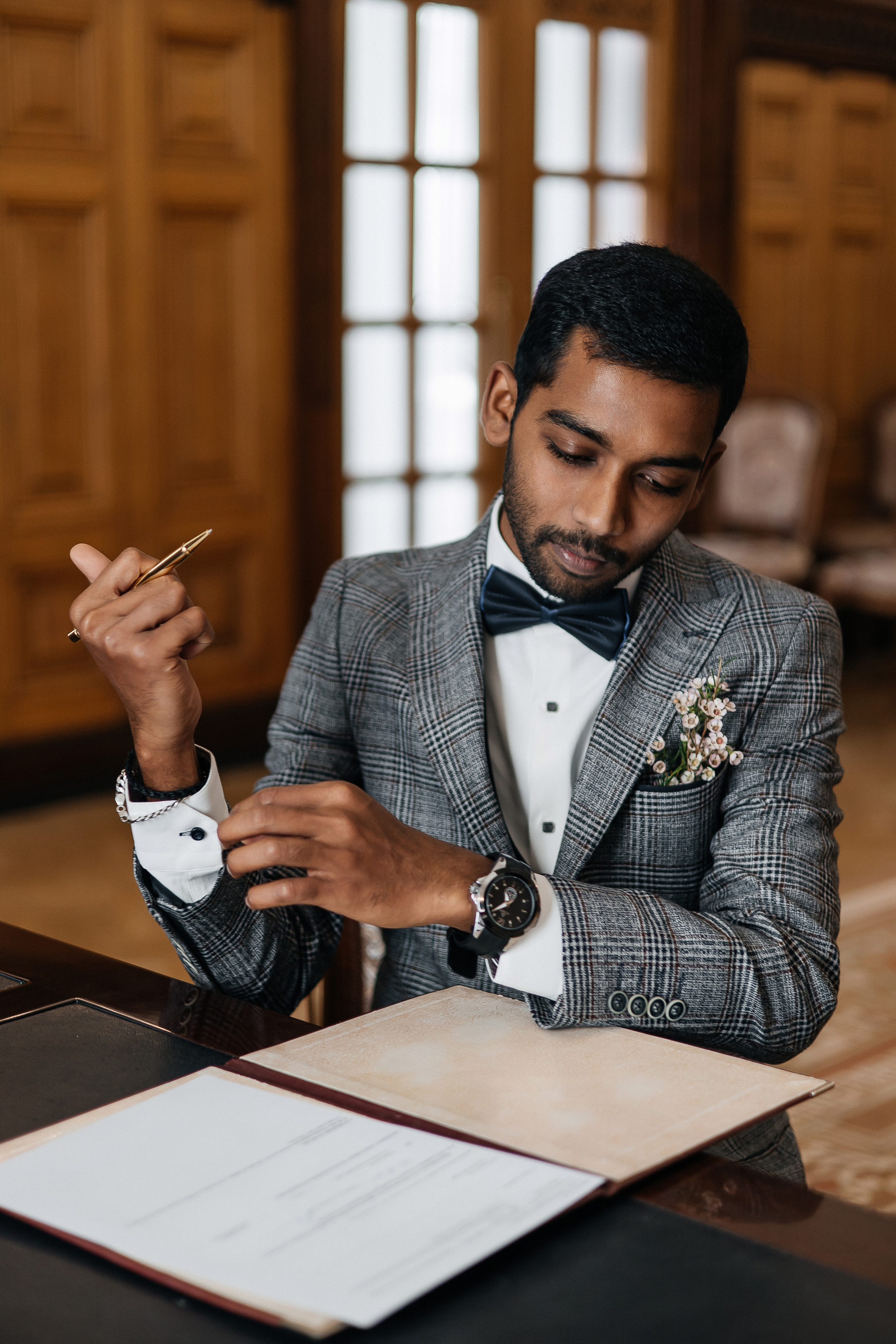 Полина и Вигнеш (ЗАГС + прогулка). Фотограф в Москве Екатерина Потапова