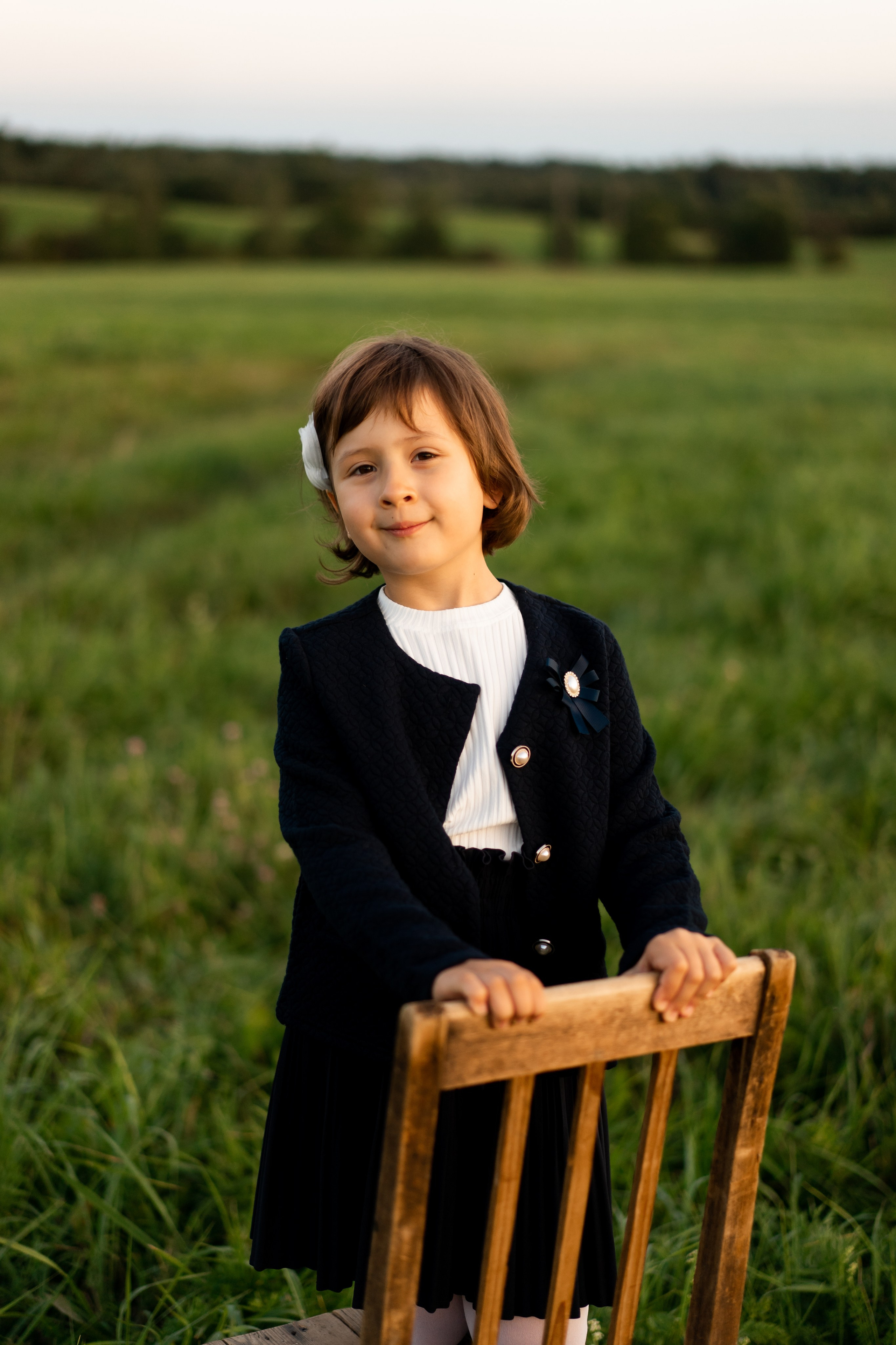 Майя. Первый раз в 1 класс. Семейный и детский фотограф в Санкт-Петербурге Дарина Герчиу