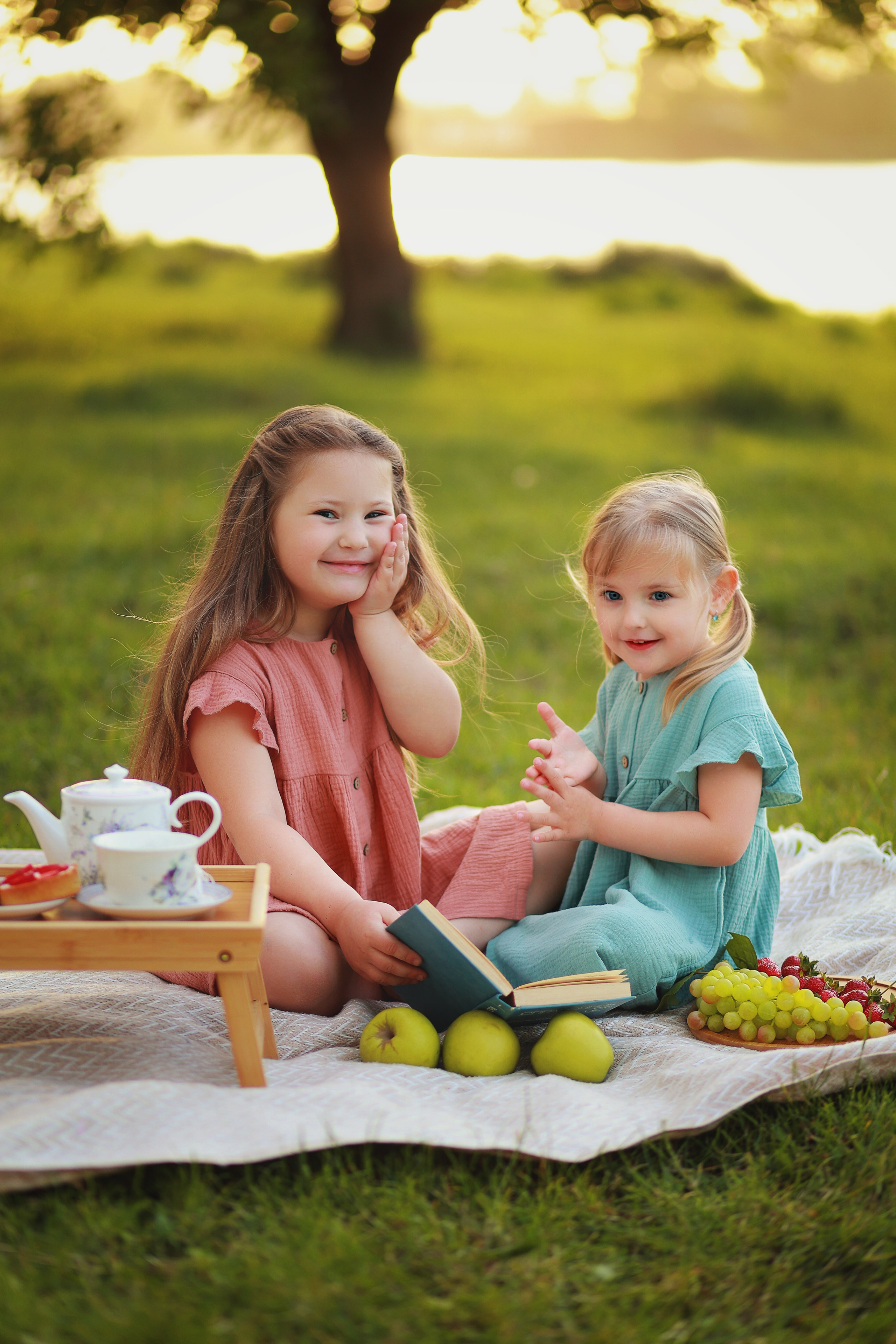 Чаепитие в парке. Детский семейный фотограф Краснодар