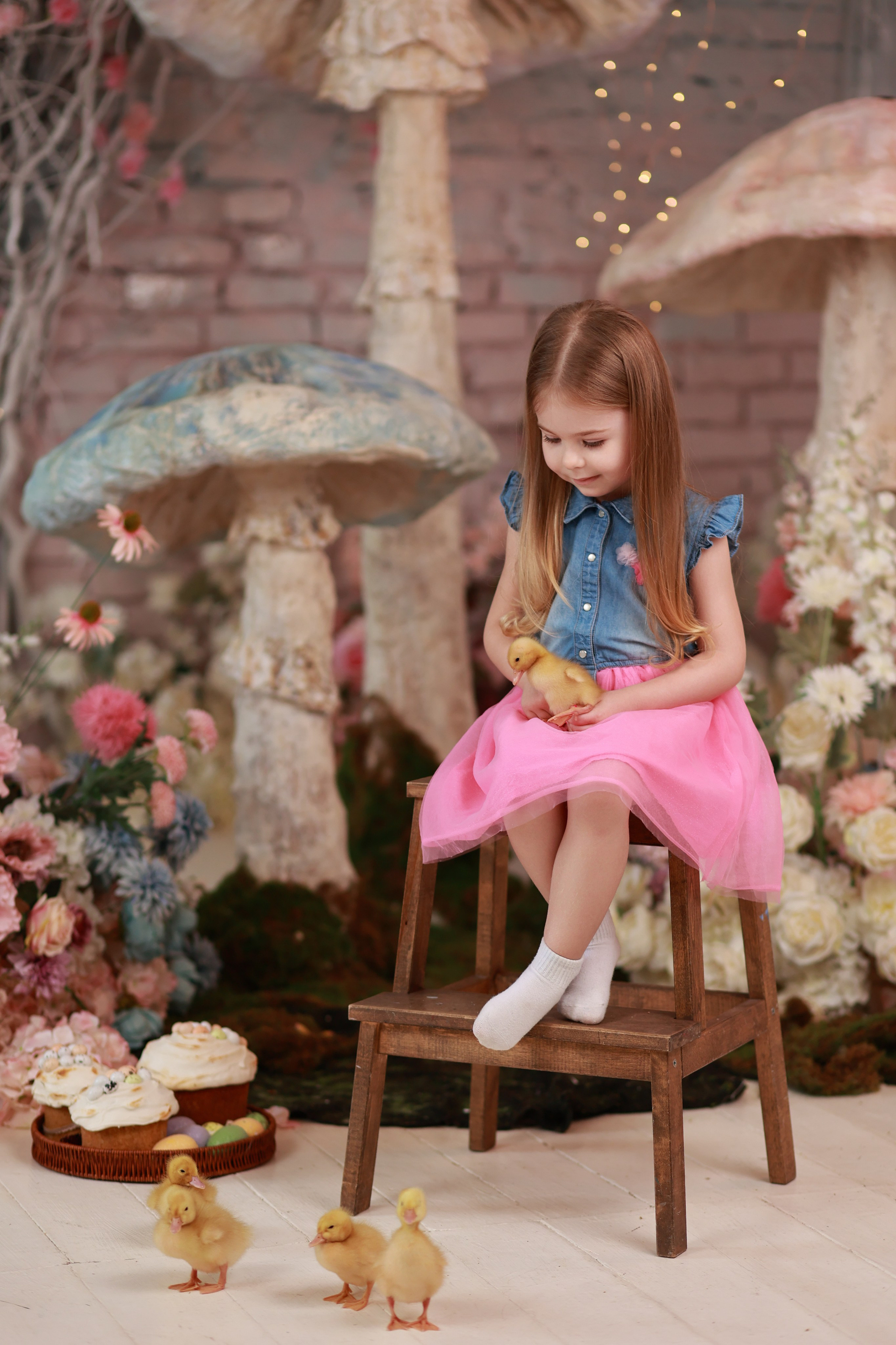 «Светлая Пасха» с утятами. Детский семейный фотограф Краснодар